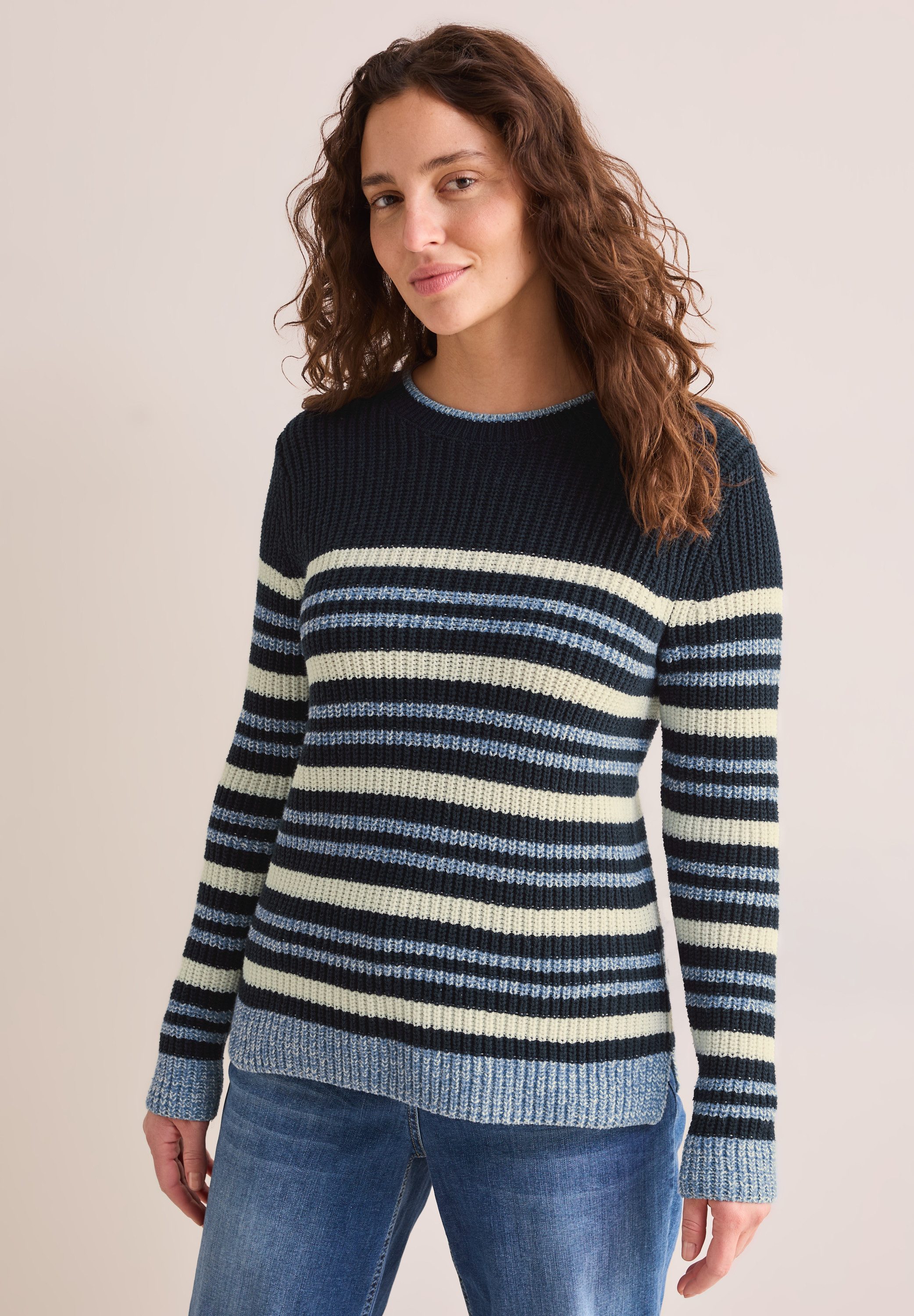 Cecil Strickpullover, im soften Baumwoll-Mix günstig online kaufen