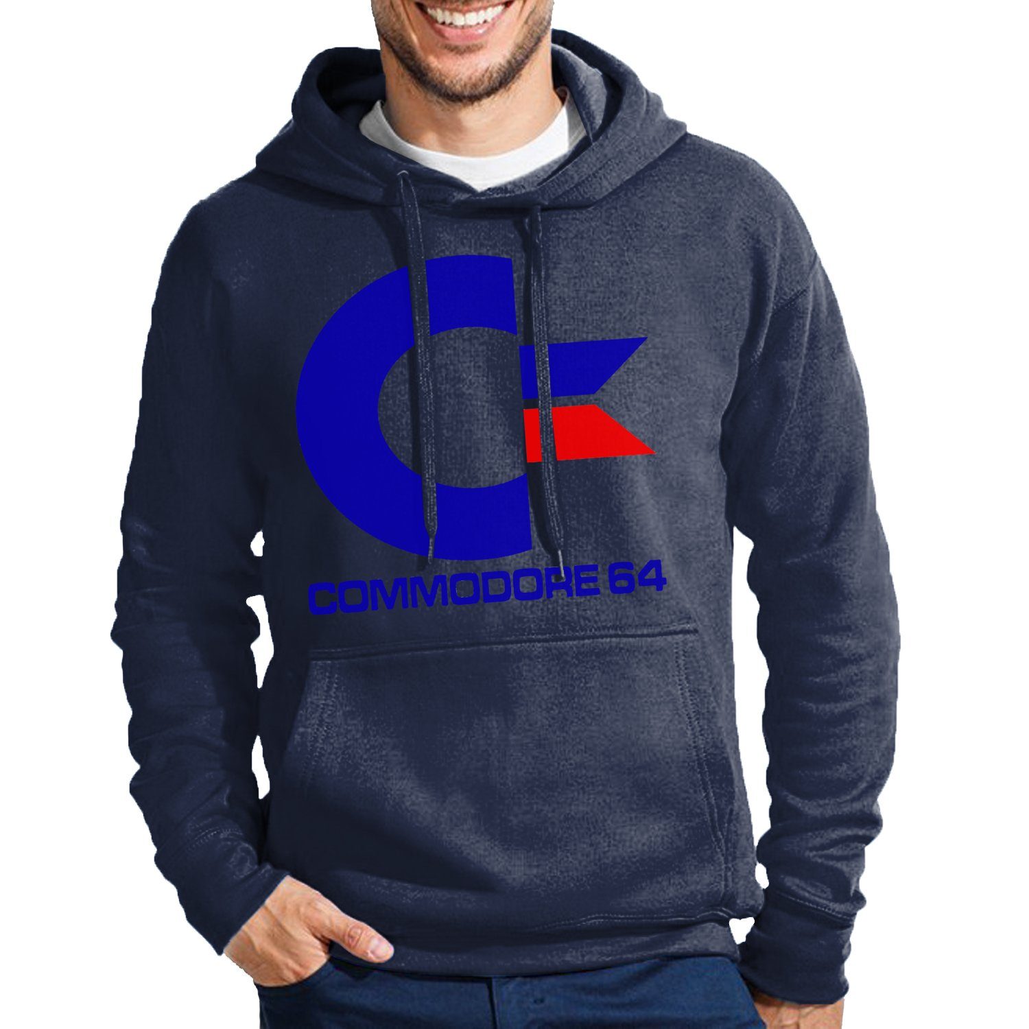 Hoodie Herren Commodore 64 Konsole Amige Super Retro