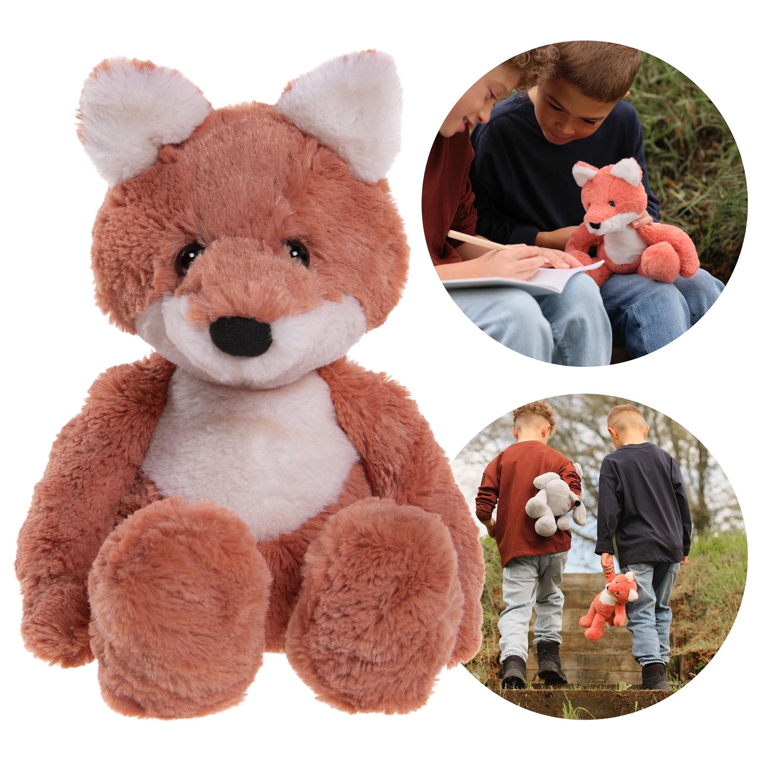 Kuscheltier Charlie Bears, Maskottchen, Fuchs Fox, aus der Serie Bear&Me, 30 cm