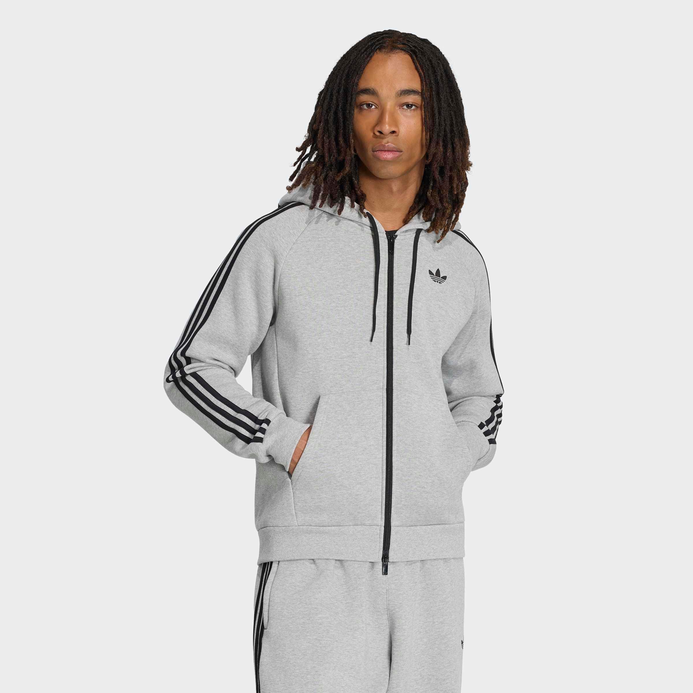 adidas Originals Kapuzensweatshirt ADICOLOR OVER THE HOOD STRIPES mit Kapuze und Kordel, aus Baumwolle, in normaler Länge