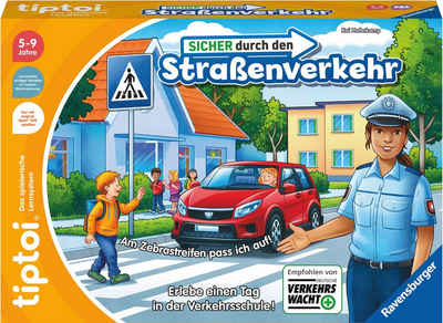 Ravensburger Spiel, Kinderspiel tiptoi® Sicher durch den Straßenverkehr, Made in Europe; FSC® - schützt Wald - weltweit