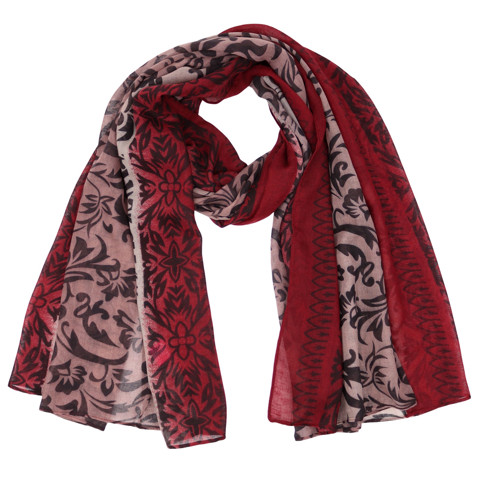 MIRROSI Modeschal Weich XXL ca.85x180cm Schal Bohemian Style, (Kollektion Herbst/Winter 2025), Damen Halstuch ideal für Herbst und Winter oder Ganzesjahr