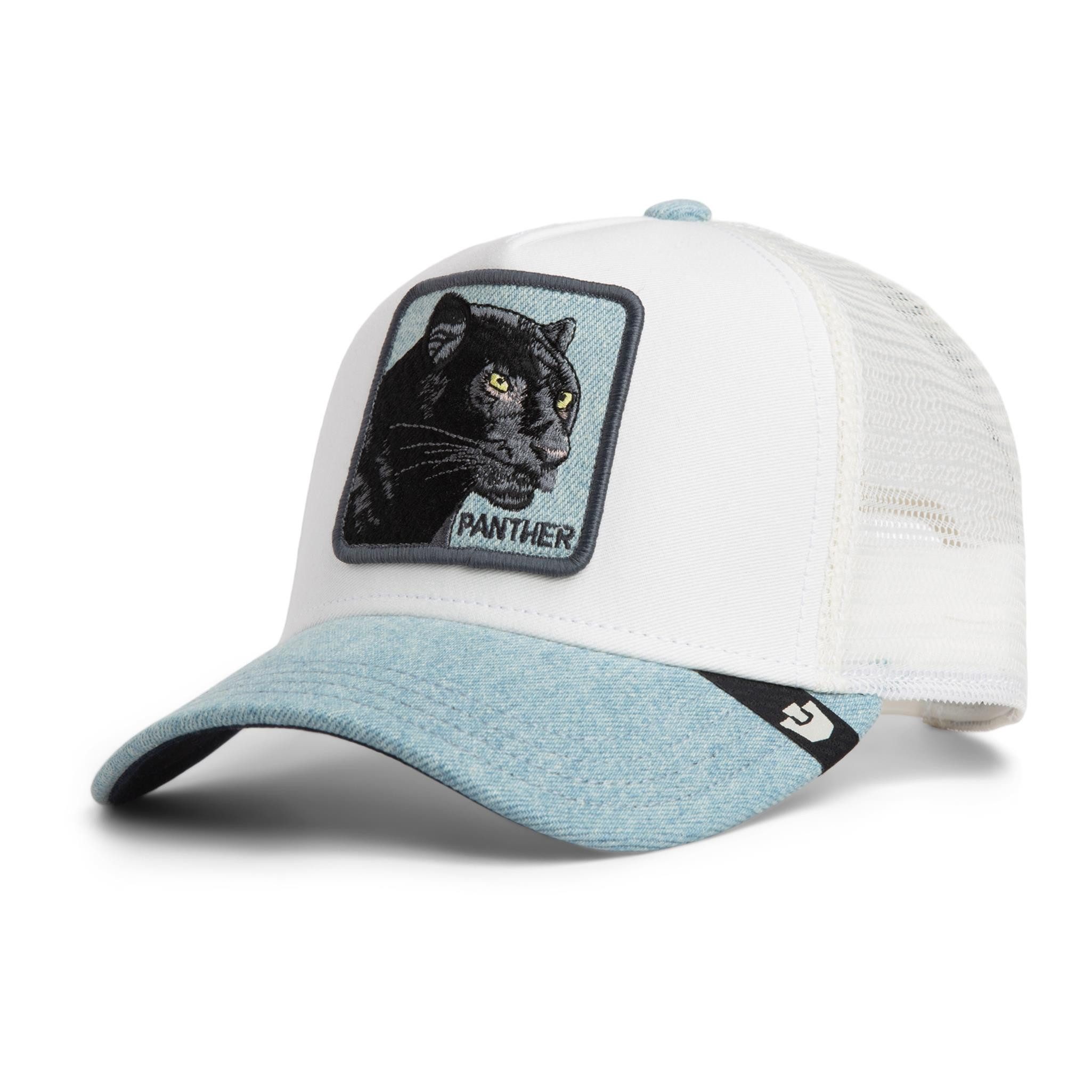 GOORIN Bros. Trucker Cap Goorin Bros. Denim Panther Trucker Cap Light Denim (Basecap, Basecap, Trucker Kappe, Meshcap)