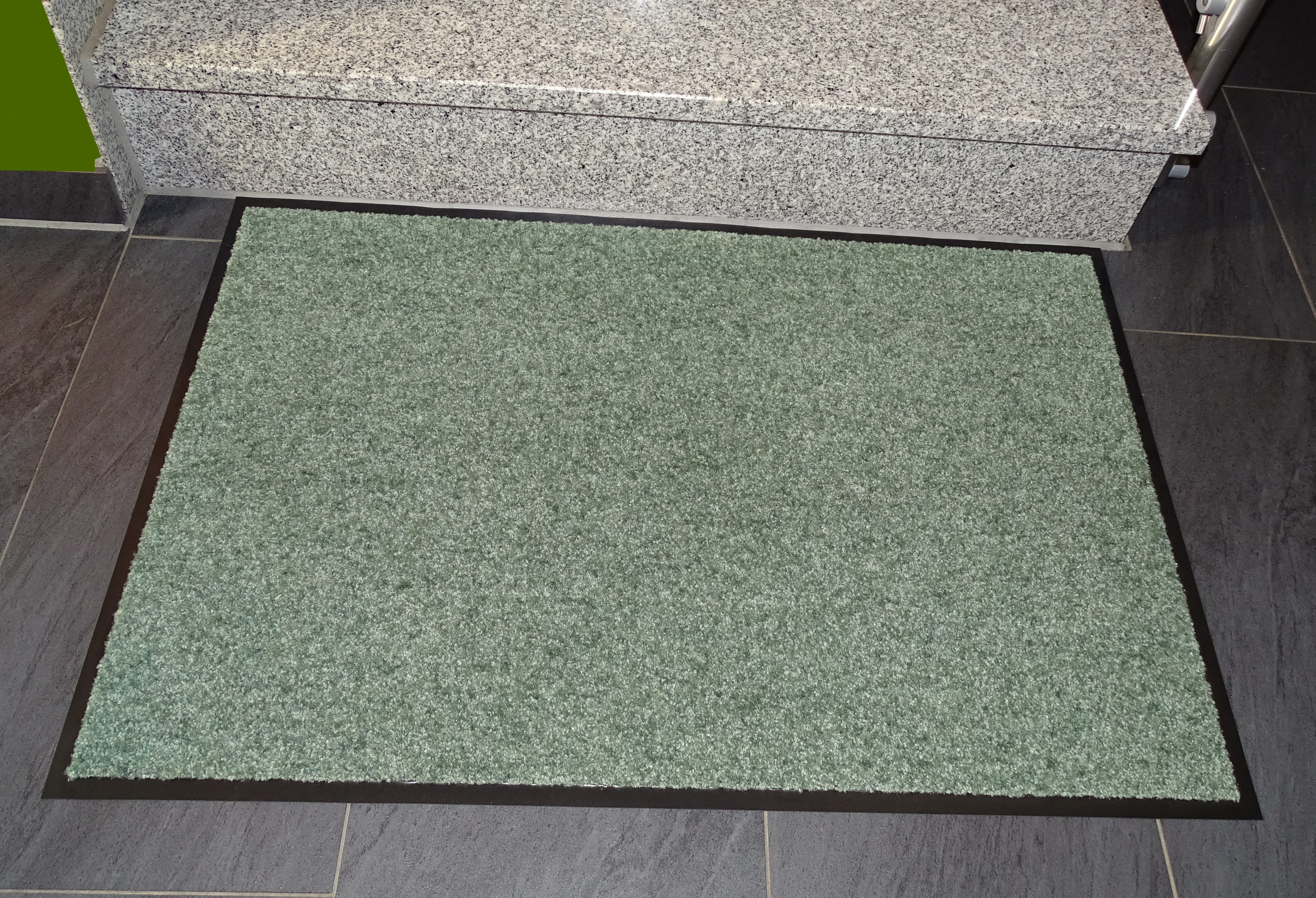 Mertex Fußmatte Kiel, Schmutzfangmatte rundum verlaufender Rand, rechteckig