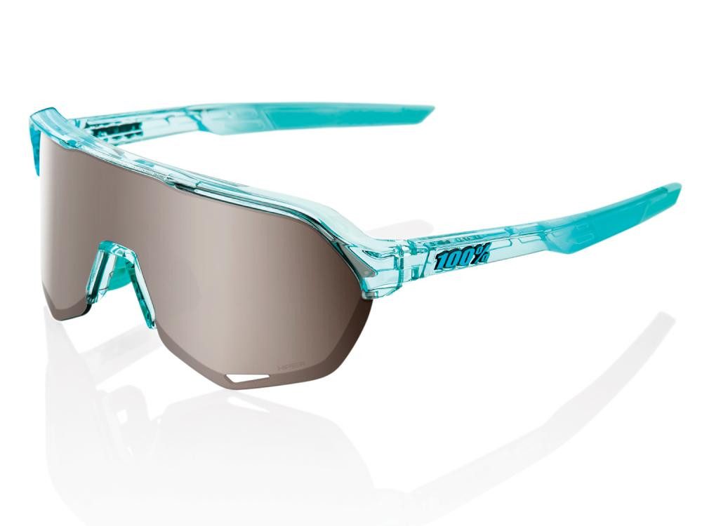 100% Sportbrille 100% S2 - HiPER Mirror Lens unis Polished Translucent Mint - leistungs