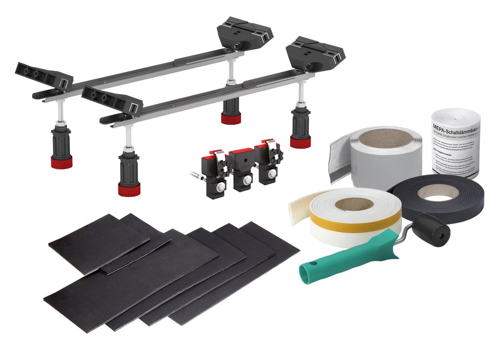 MEPA Armaturen-Befestigungselement MEPA Badewannenset WSgrip Kaldewei® 3S+ für Kaldewei® Badewannen