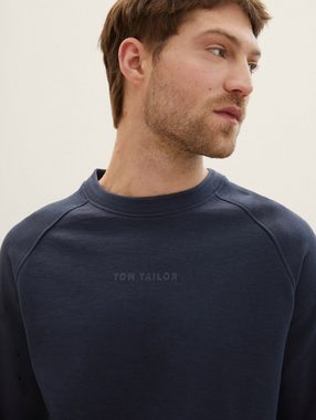 TOM TAILOR Hoodie Sweatshirt mit Ziernähten