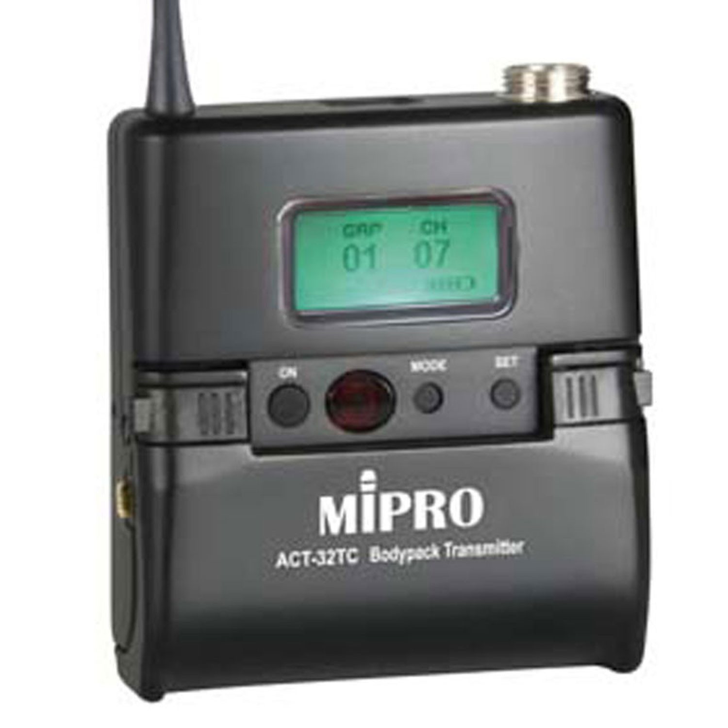 Mipro Audio Mikrofon Mipro ACT-32TC Taschensender mit MJ-70 Stummschalter (Taschensender), Taschensender mit Stummschalter