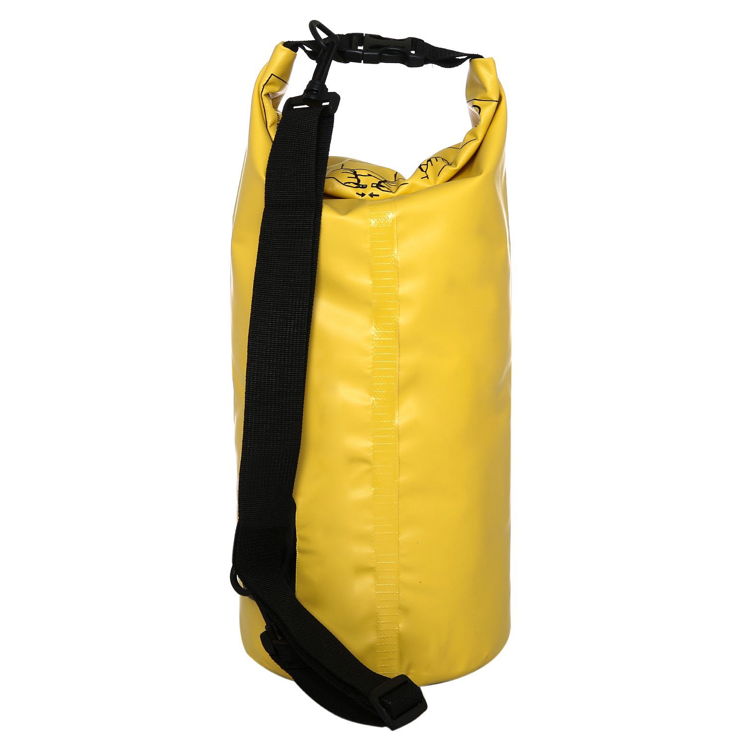 (1-tlg), Beutel gelb Drybag outdoor Trockentasche Trockenbeutel DonDon Drybag wasserdichter