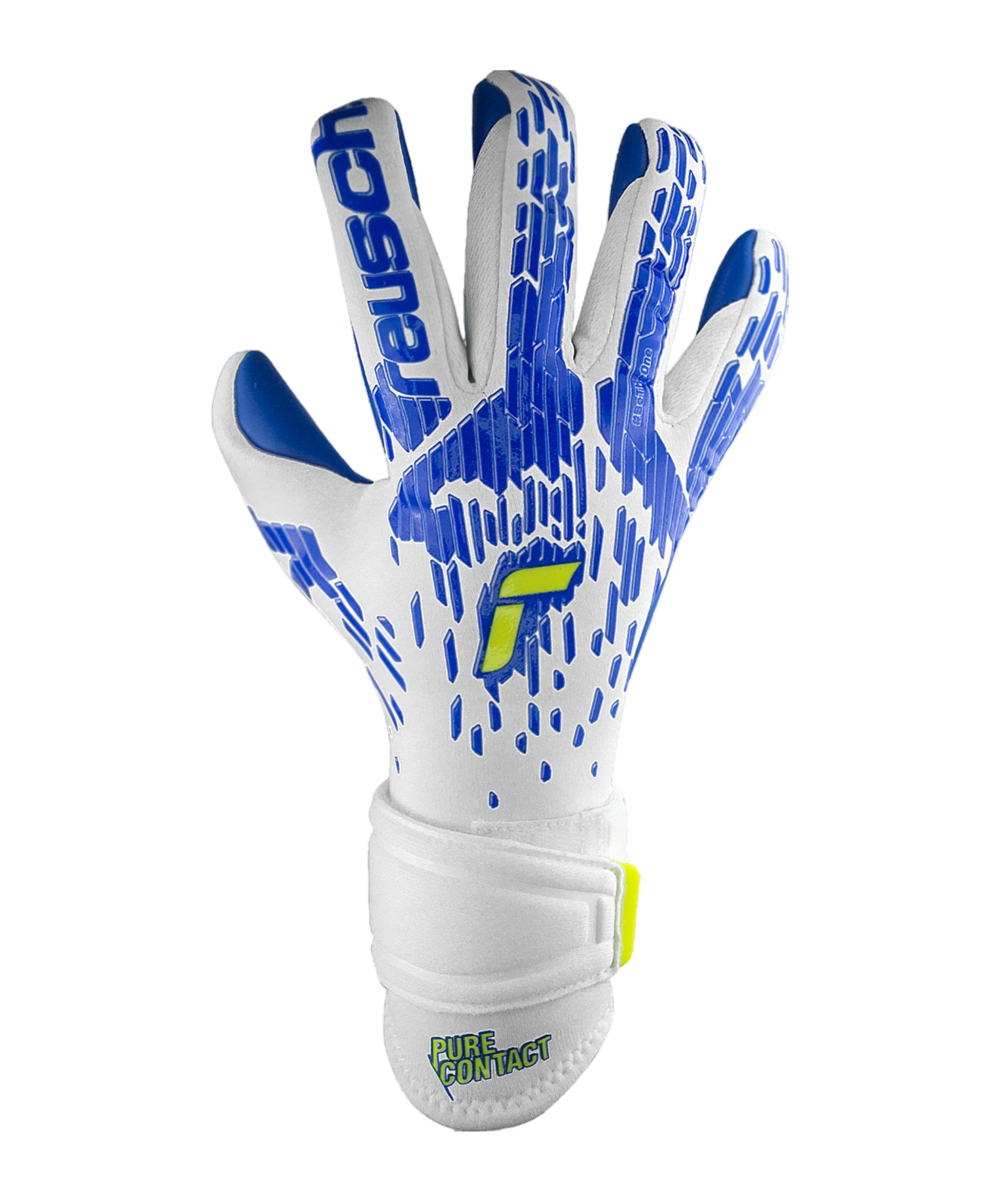 Reusch Torwarthandschuhe Pure TW-Handschuhe Contact Capsula Silver Blue