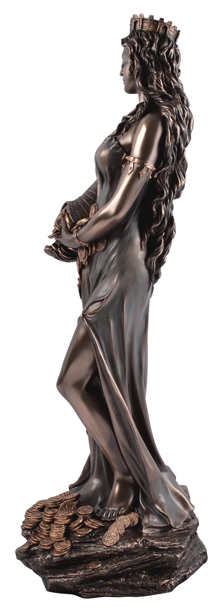 von Vogler Göttin mit Glücks bronziert des Fortuna Veronese, Römische Füllhorn Hand Dekofigur Gmbh direct by