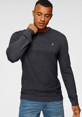 Bruno Banani Strickpullover mit modischer Struktur