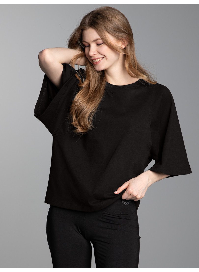 Trigema T-Shirt TRIGEMA Oversized T-Shirt mit weiten Ärmeln (1-tlg) günstig online kaufen