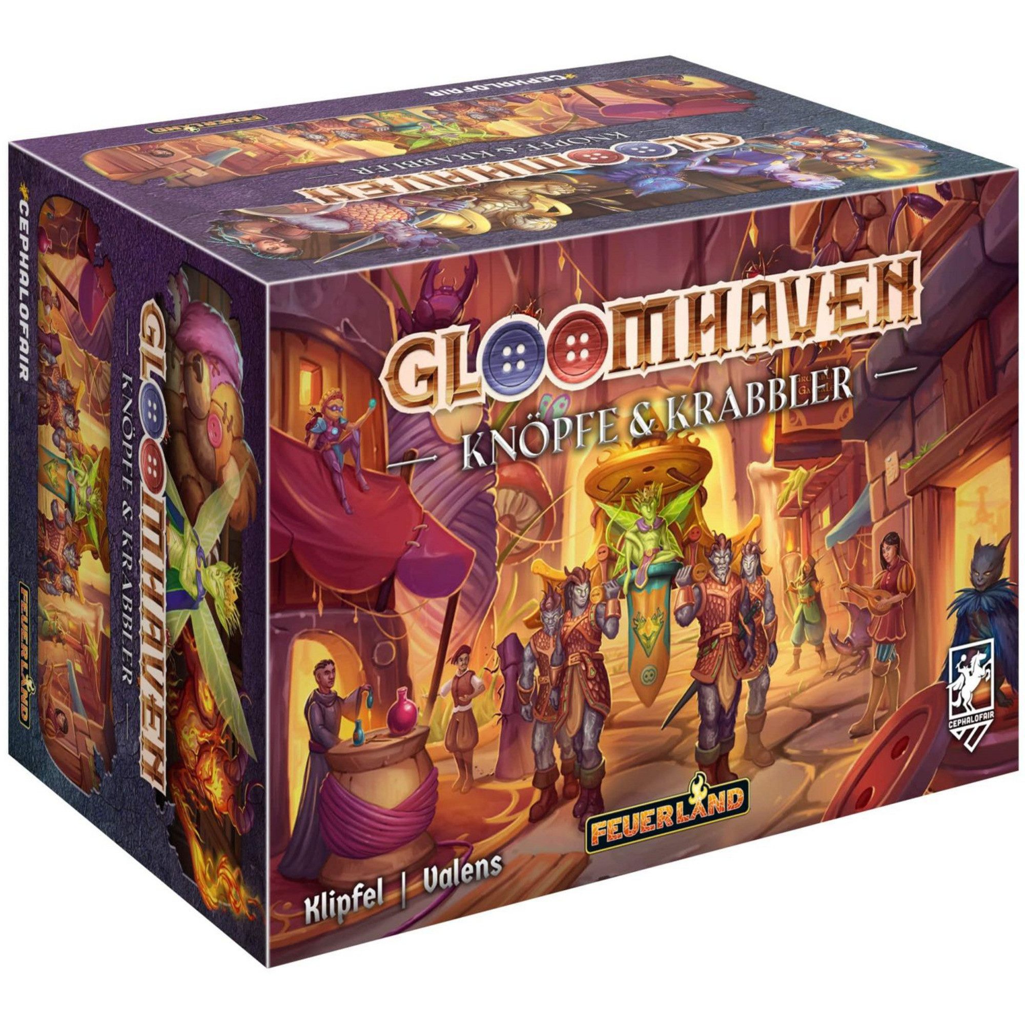 Pegasus Spiel Pegasus Gloomhaven: Knöpfe & Krabbler, Brettspiel