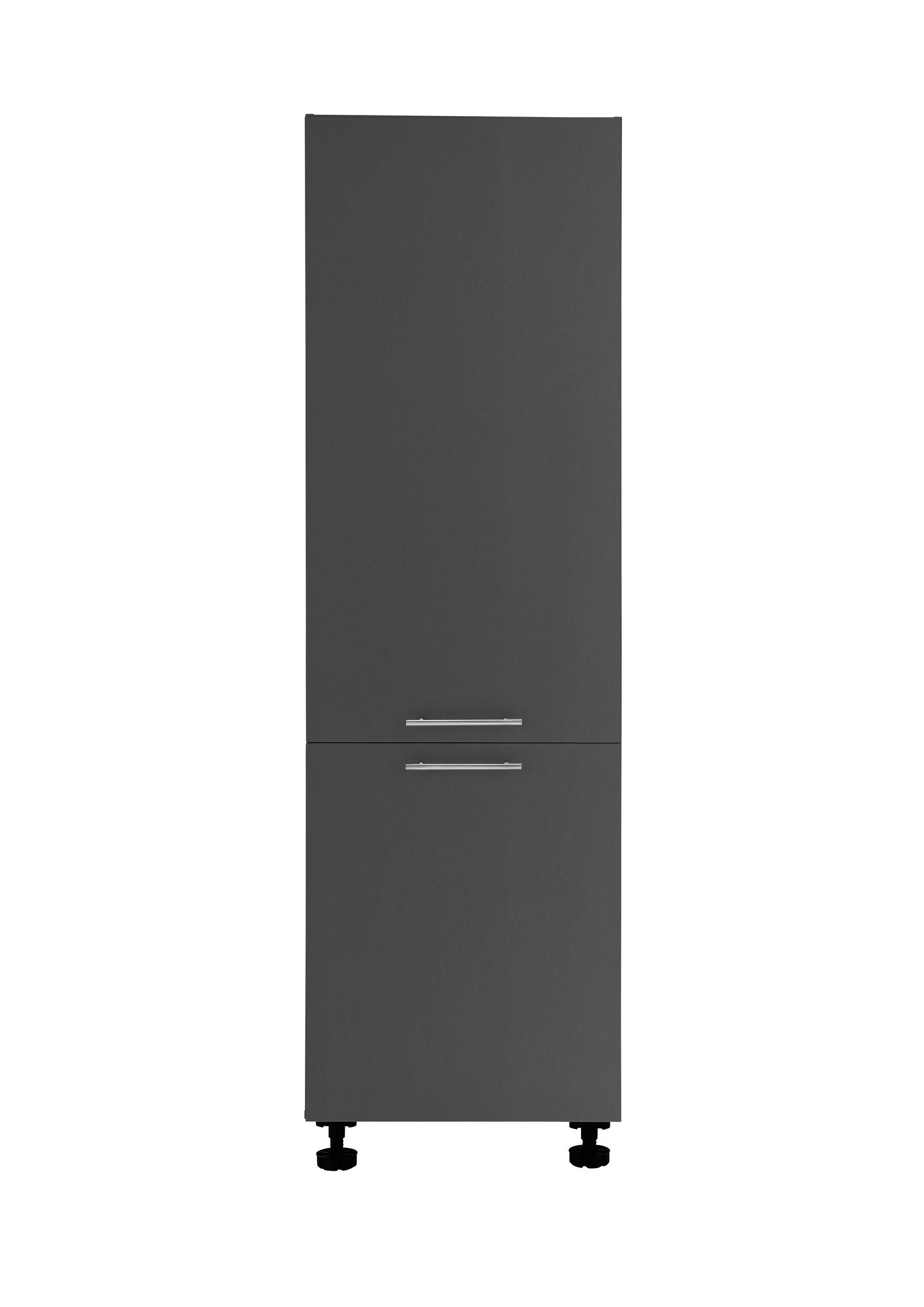 BEGA BBK Kühlumbauschrank in Anthrazit, Holzwerkstoff - 60x200x68cm (BxHxT)