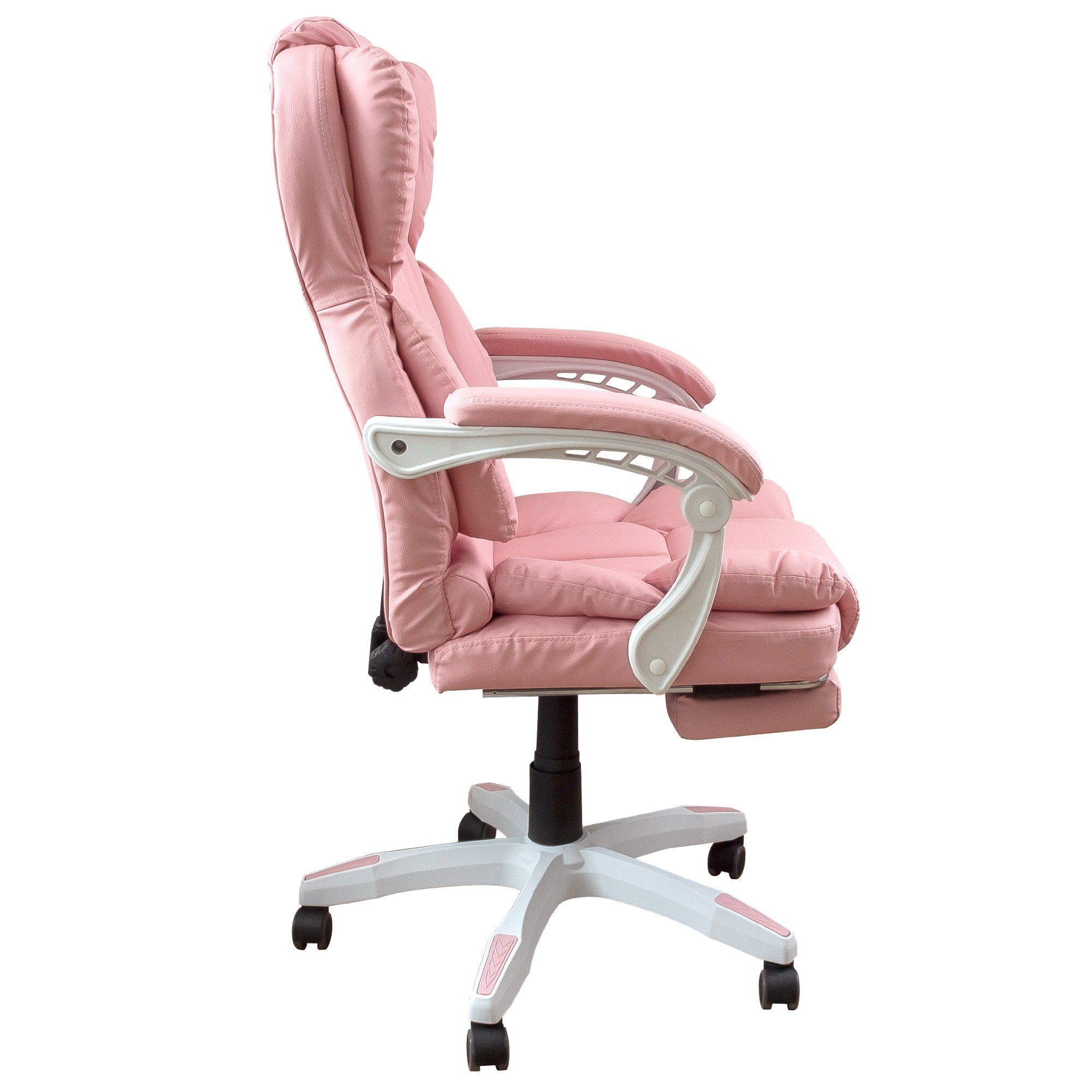 TRISENS Chefsessel Rafael (1 Stück), Bürostuhl mit extra Polsterung Home Office Chair im Lederoptik-Design