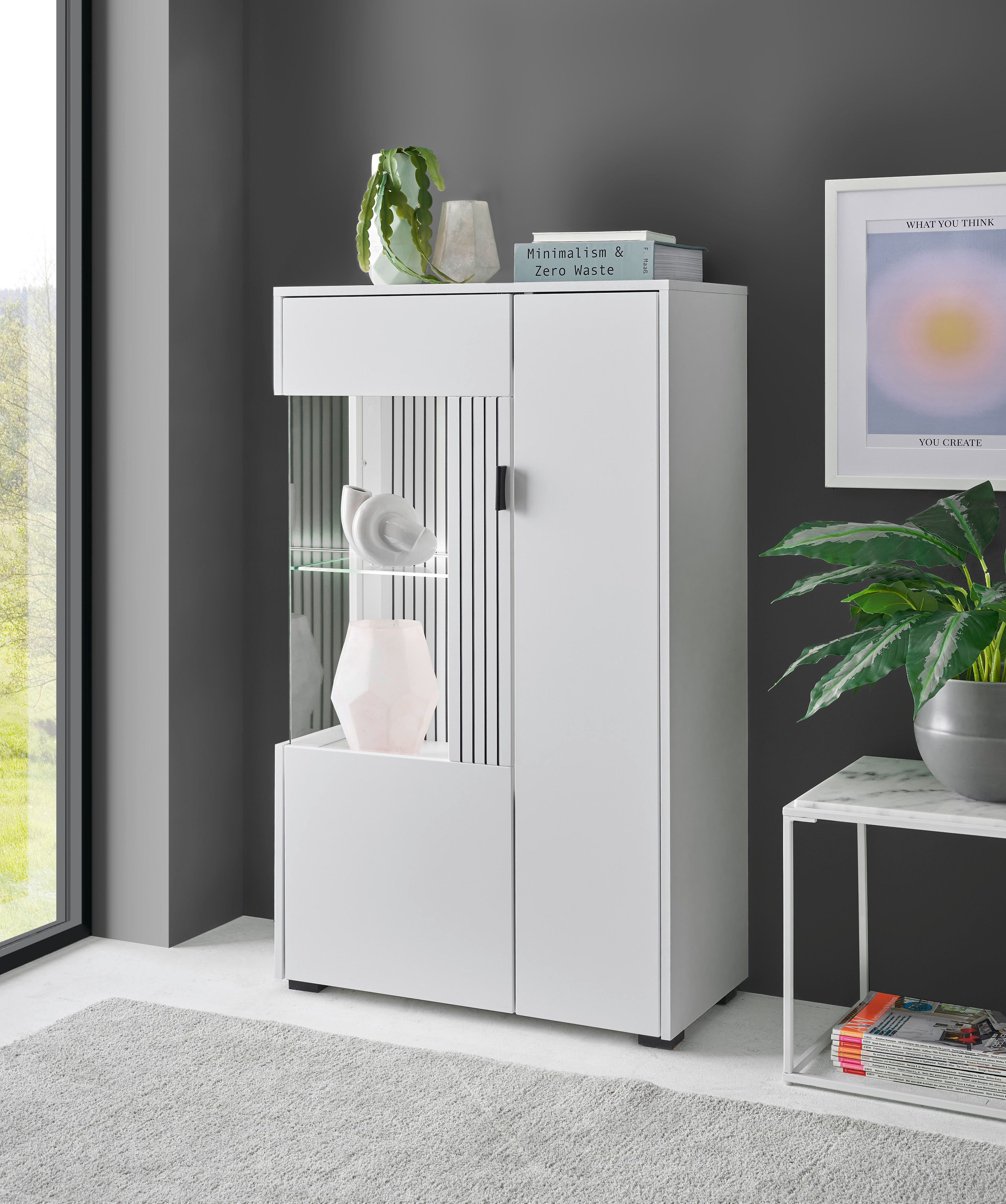 INOSIGN Vitrine Hudson, Stauraumvitrine in moderner günstig online kaufen