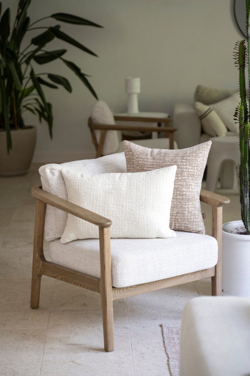 Knit Factory Dekokissen Mart Beige 60x40 60x40 cm, Modell Mart