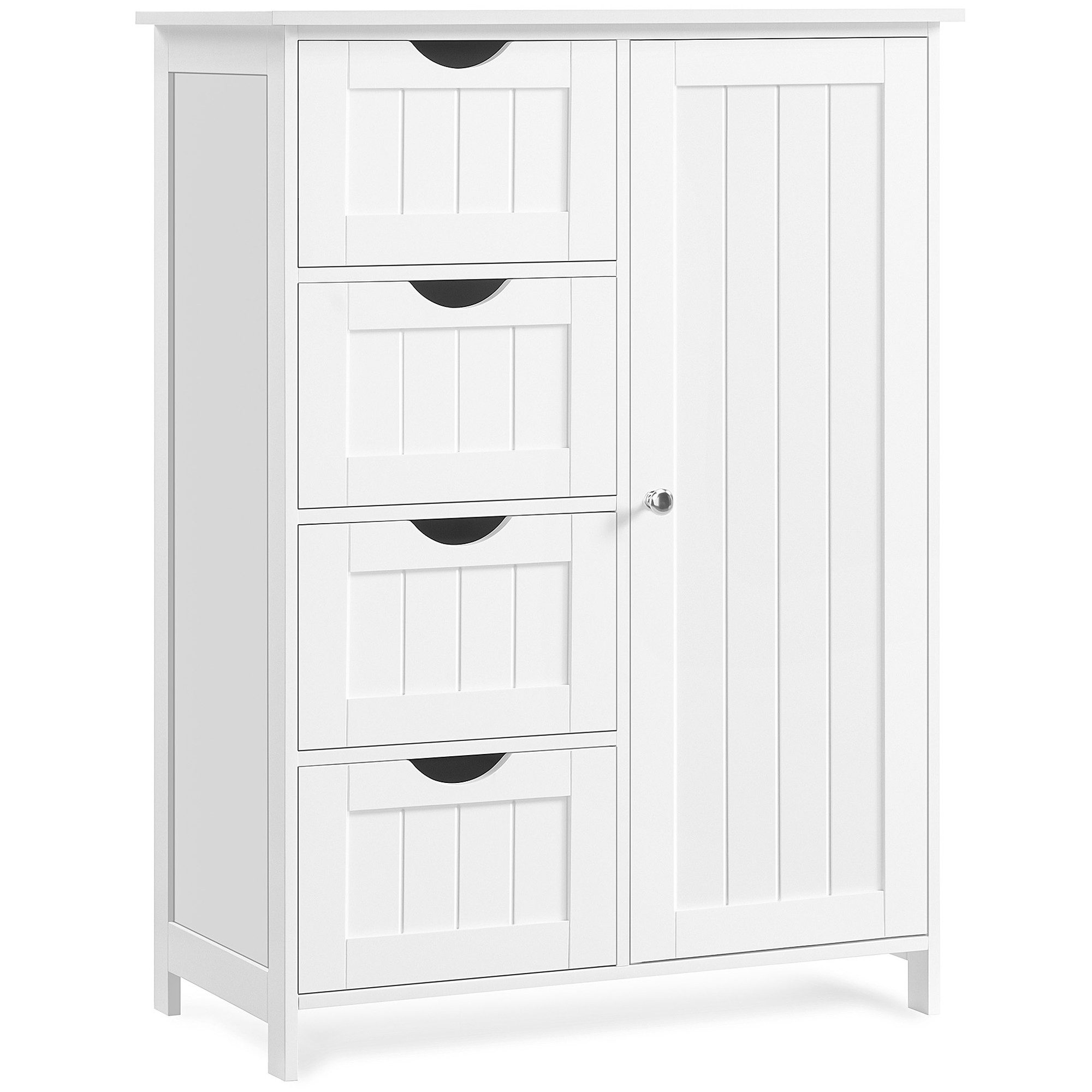 VASAGLE Badmöbel-Set Badezimmerschrank, 4 Schubladen, verstellbare günstig online kaufen