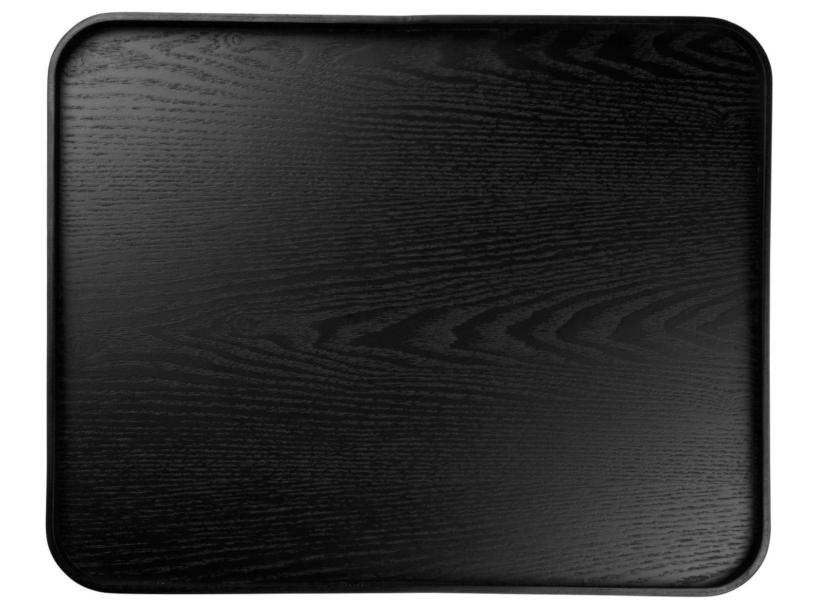 ASA SELECTION Dekotablett Selection wood schwarz Tablett auf Fuß 45,5 x 36cm