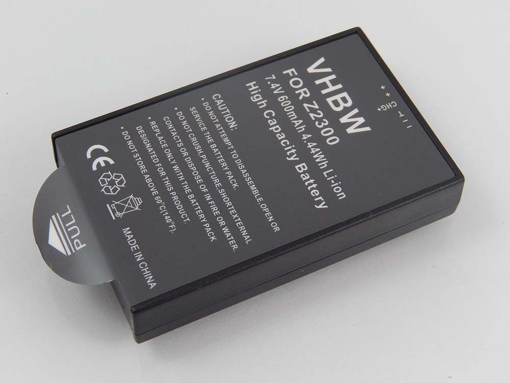 vhbw kompatibel mit Polaroid Z230E, Z2300, CZA-05300 Pogo Kamera-Akku Li-Ion 600 mAh (7,4 V)