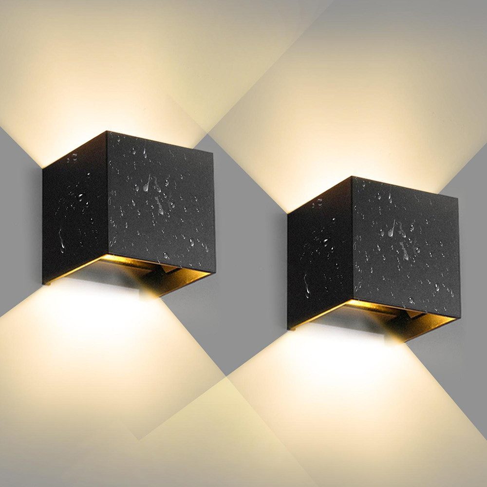 WILGOON Wandleuchte 7W Metall LED Wandlampe günstig online kaufen