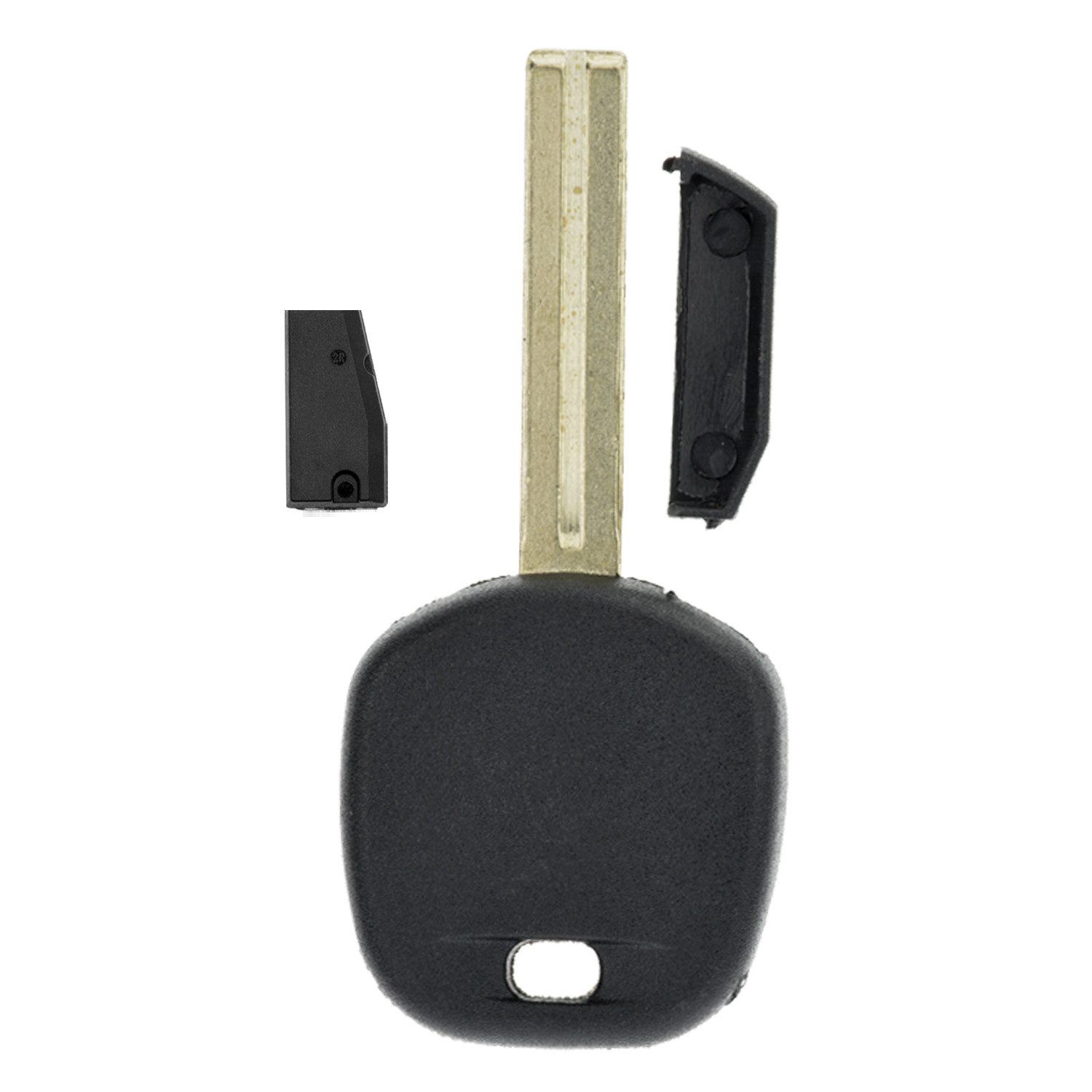 mt-key Schlüsseltasche Auto Zünd Schlüssel Rohling TOY48 + ID67 Transponder (Set), für Lexus Is-F (07-10); Ls 460 (07-10); Ls 600H (07-10)