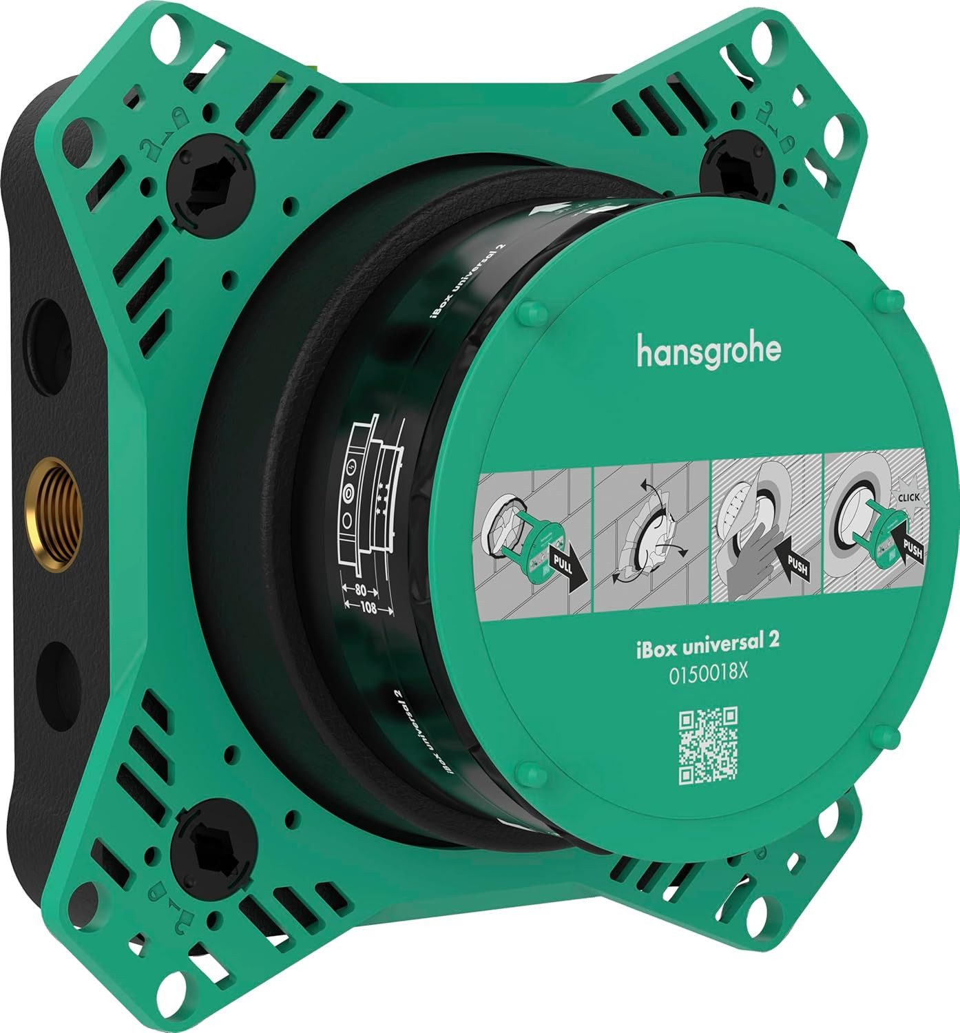 hansgrohe Duscharmatur Hansgrohe IBOX 2 universal Grundkörper (passend für alle neuen Brausen-, Wannen- und Thermostat-Fertigsets Unterputz (ShowerSelect Comfort, DuoTurn)