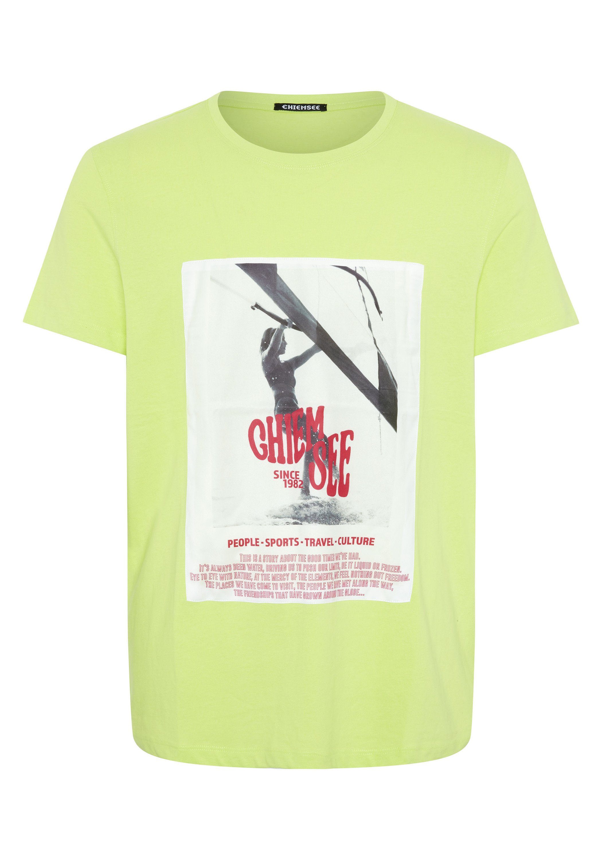 Chiemsee Print-Shirt T-Shirt Surf-Fotoprint 1 Green Baumwolle 13-0535 mit aus Sharp