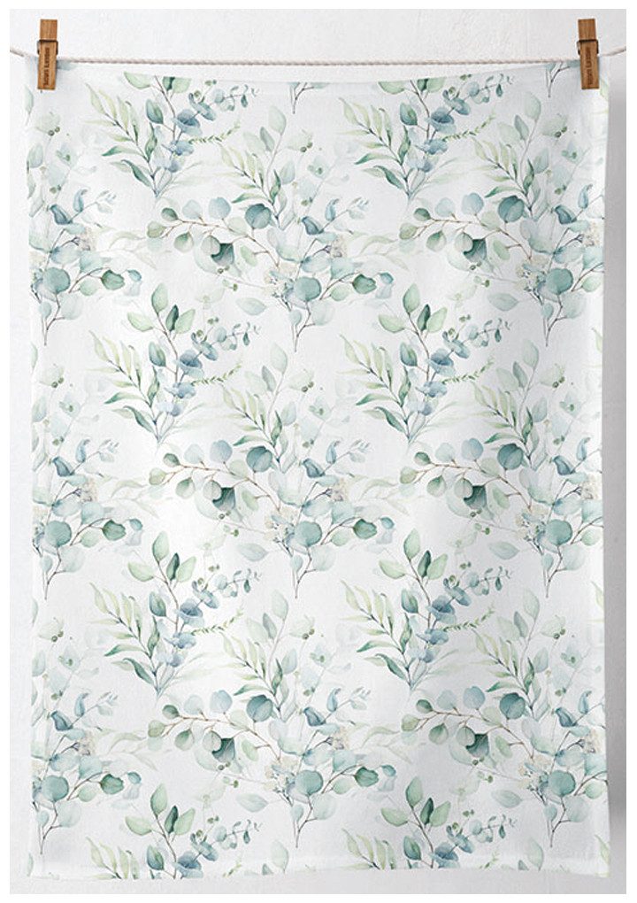 Ambiente® Geschirrtuch Eucalyptus all over, (1-tlg., günstig online kaufen