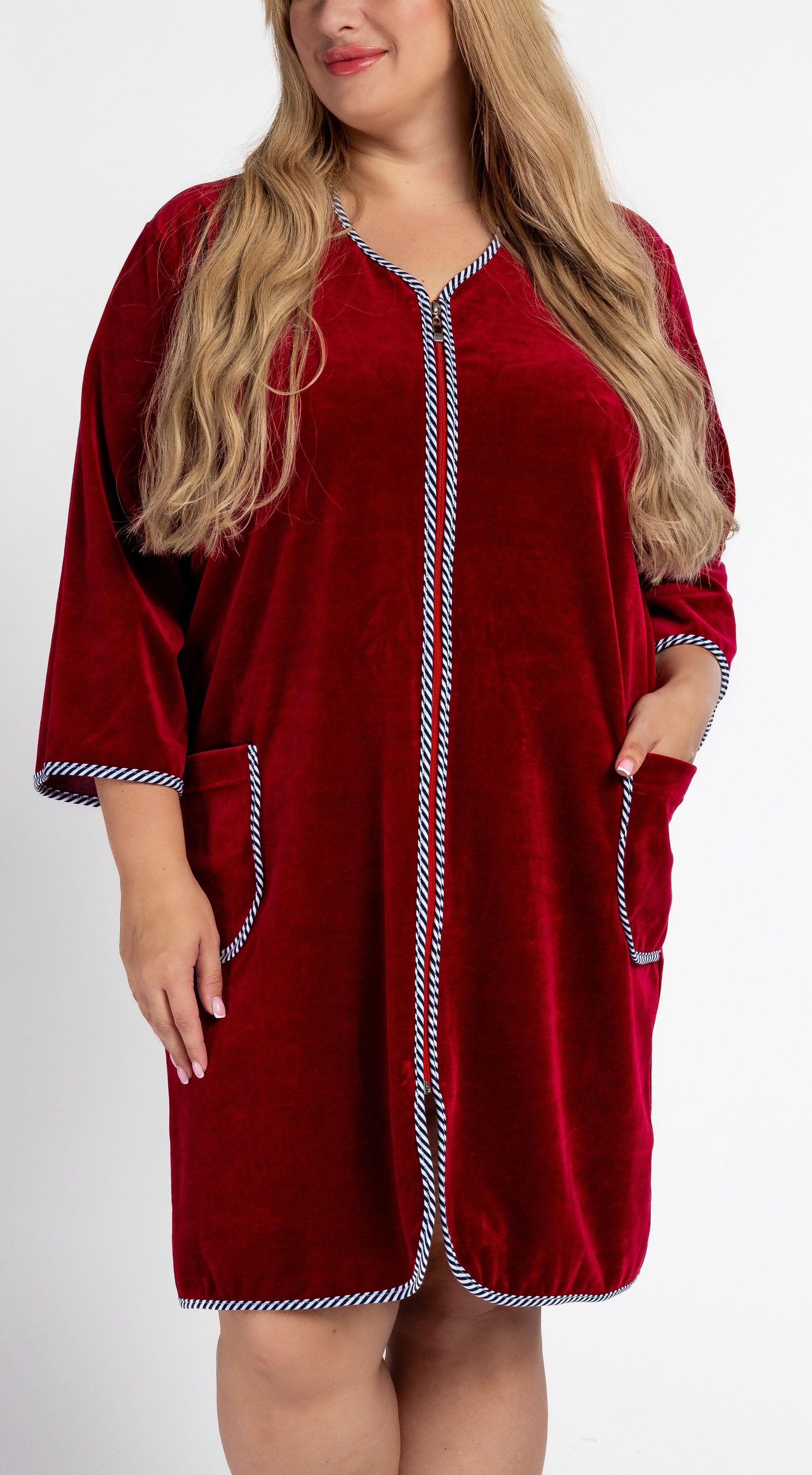 Aquarti Damenbademantel Aquarti Damen Velours Bademantel Morgenmantel Kurz günstig online kaufen