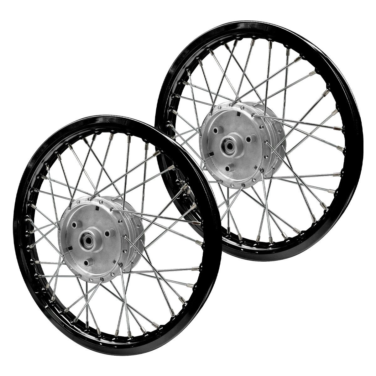 Craftride Satteltasche 2er-Set Speichenrad Felge Alu für Simson S51 S50 S70 Schwalbe KR51 AF2