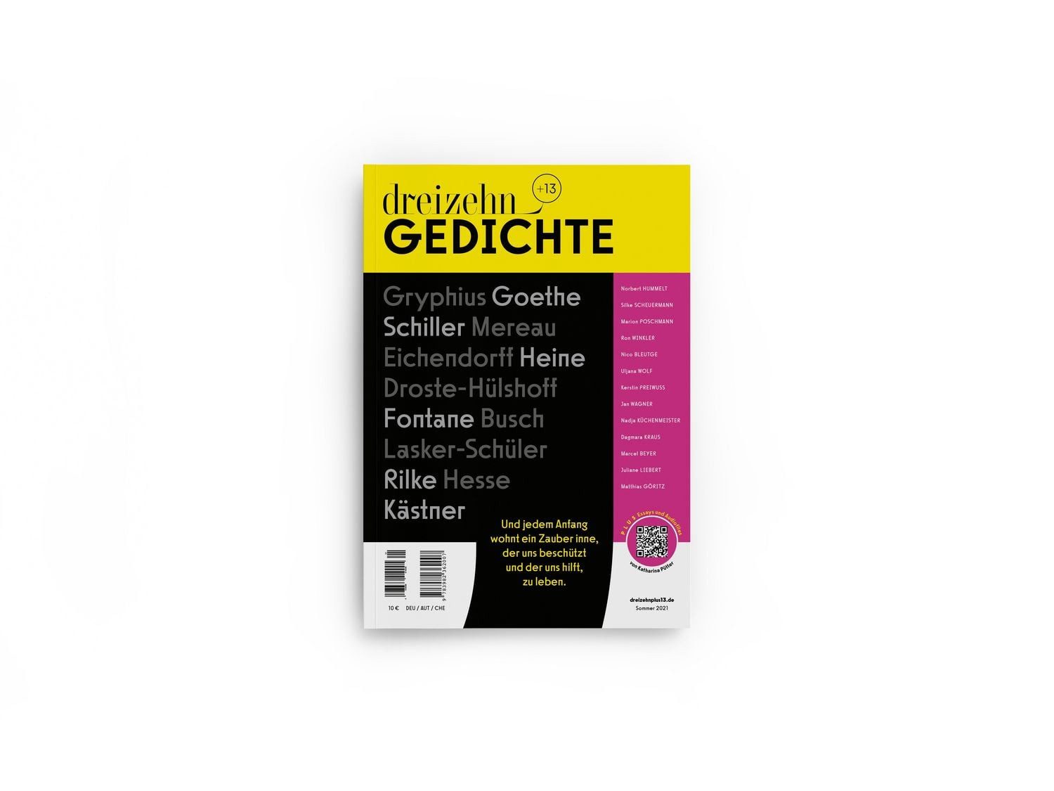 dreizehn +13 Gedichte / Oliver Wurm, Katharina Pütter, Barbara Heine