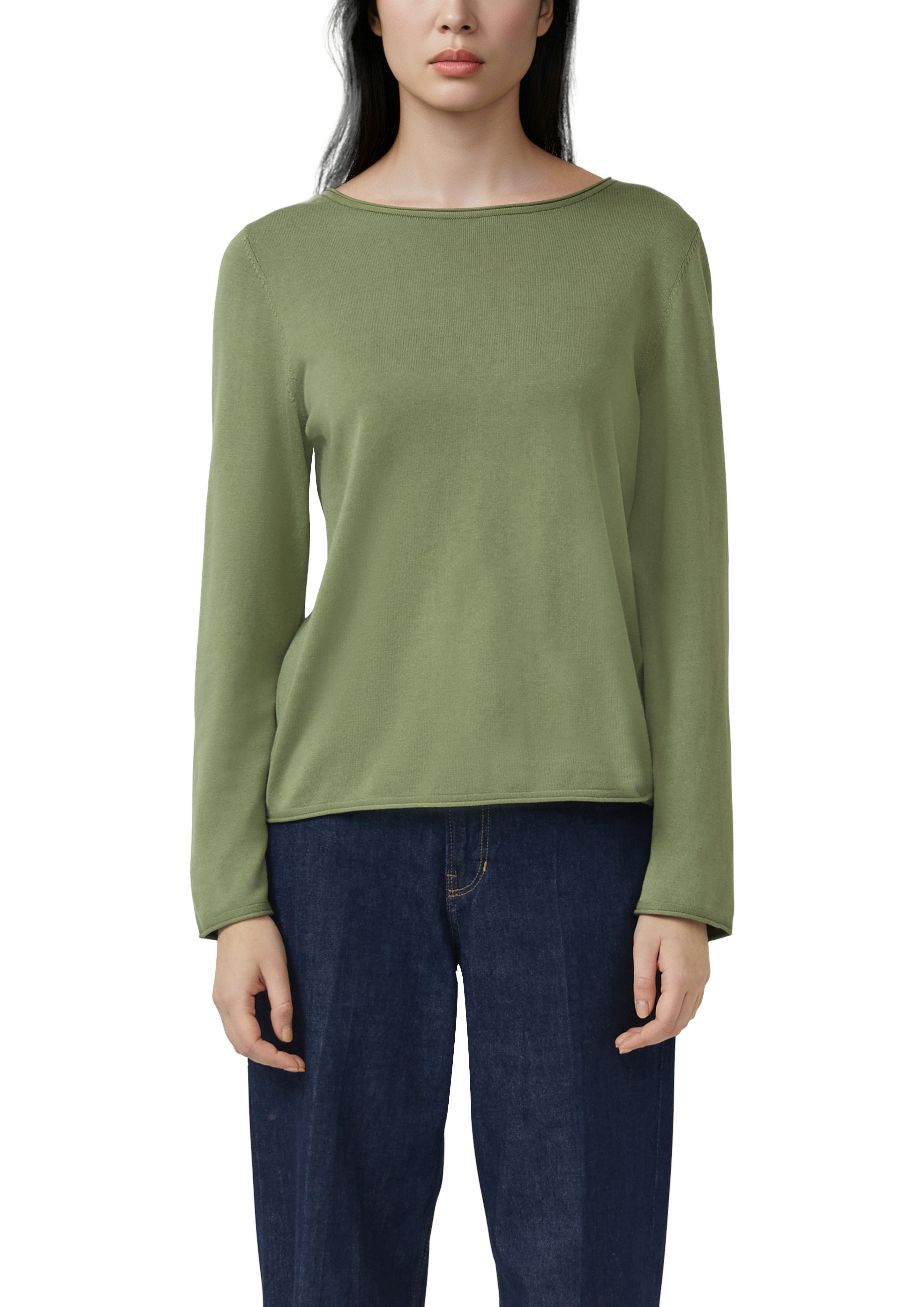 s.Oliver Strickpullover mit U-Boot-Ausschnitt günstig online kaufen