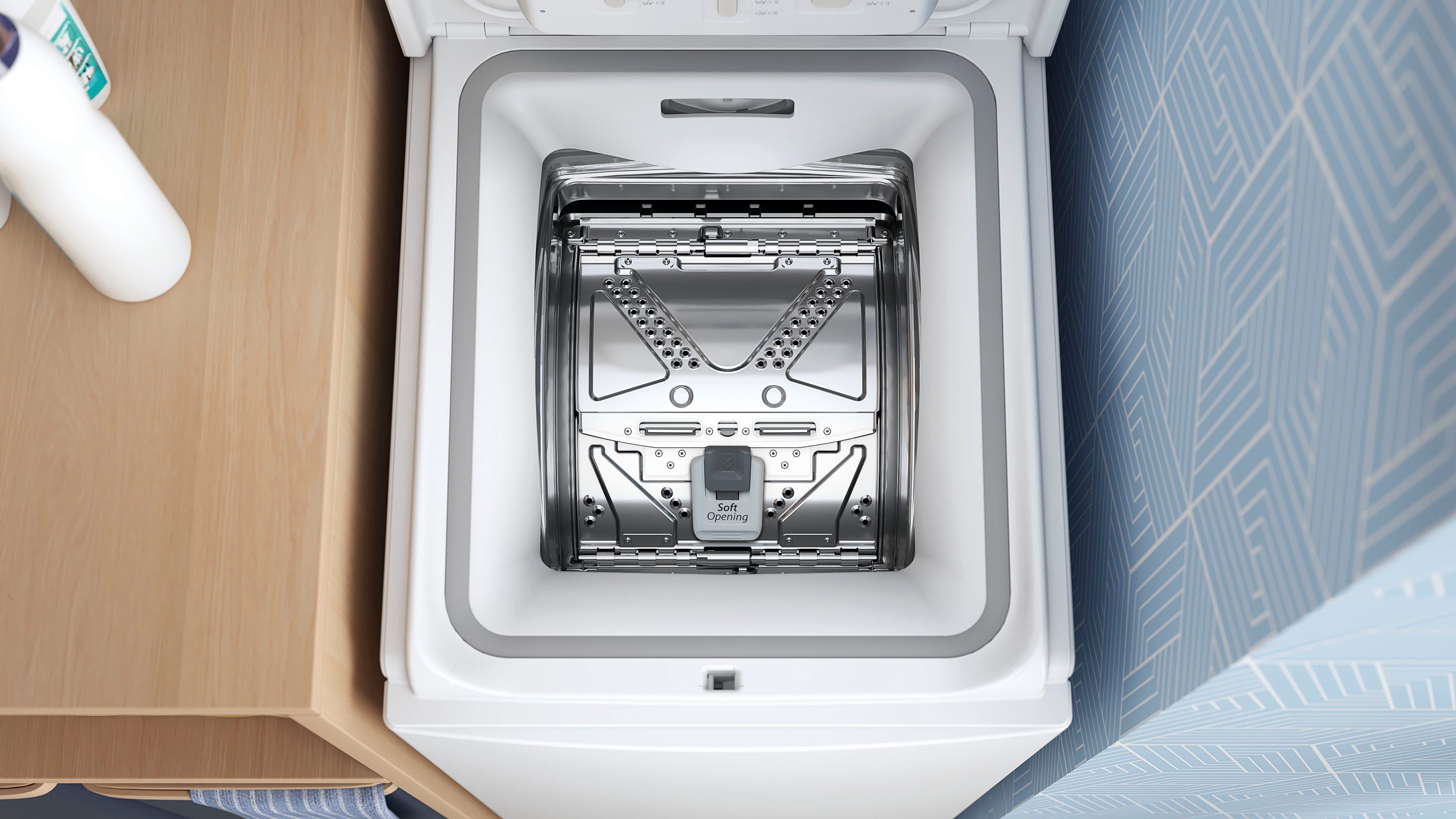 Privileg Waschmaschine Toplader PWT Class B6S6 N, 6 kg, 1200 U/min, Water Balance Plus