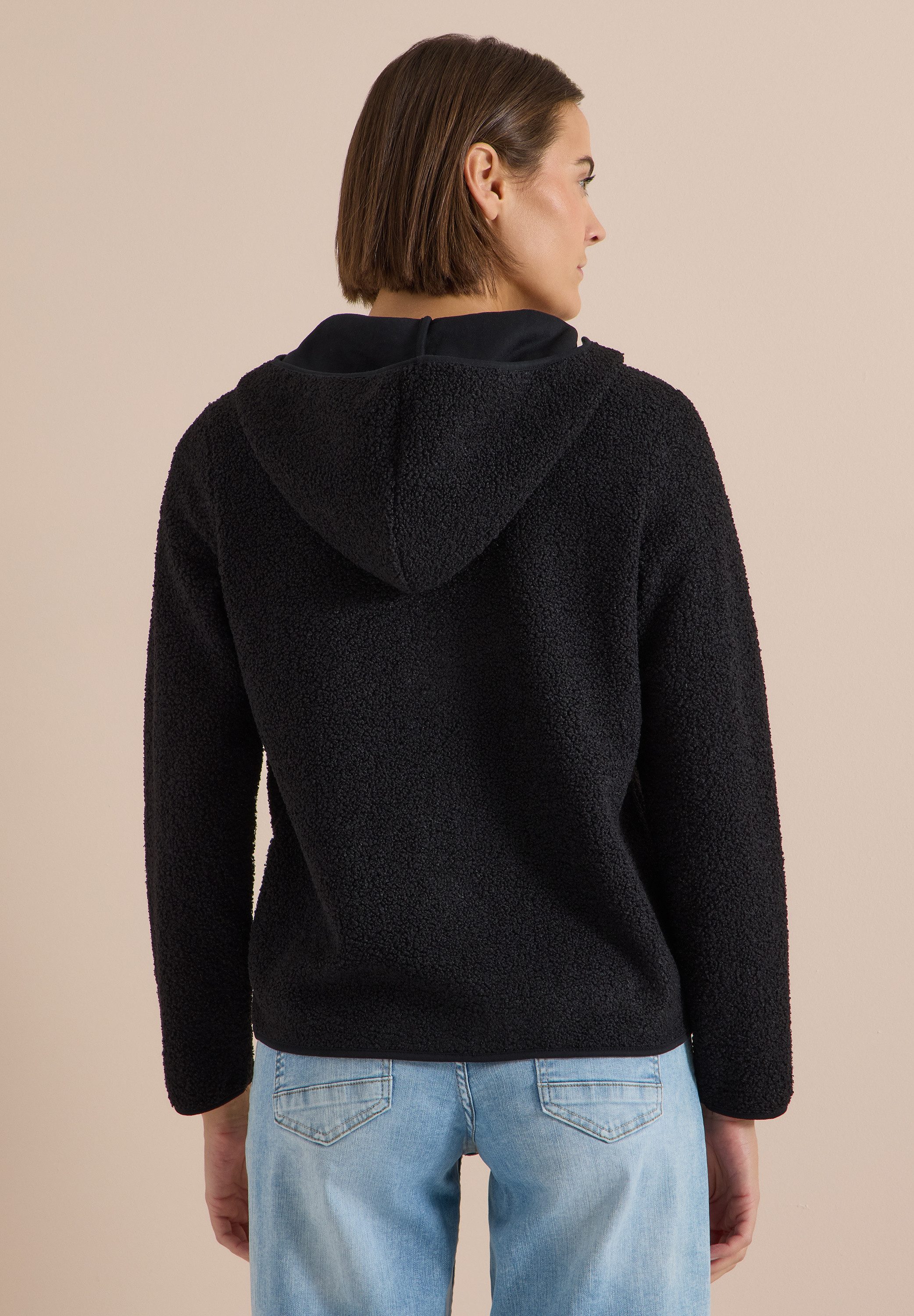 CECIL Cardigan mit Kapuze