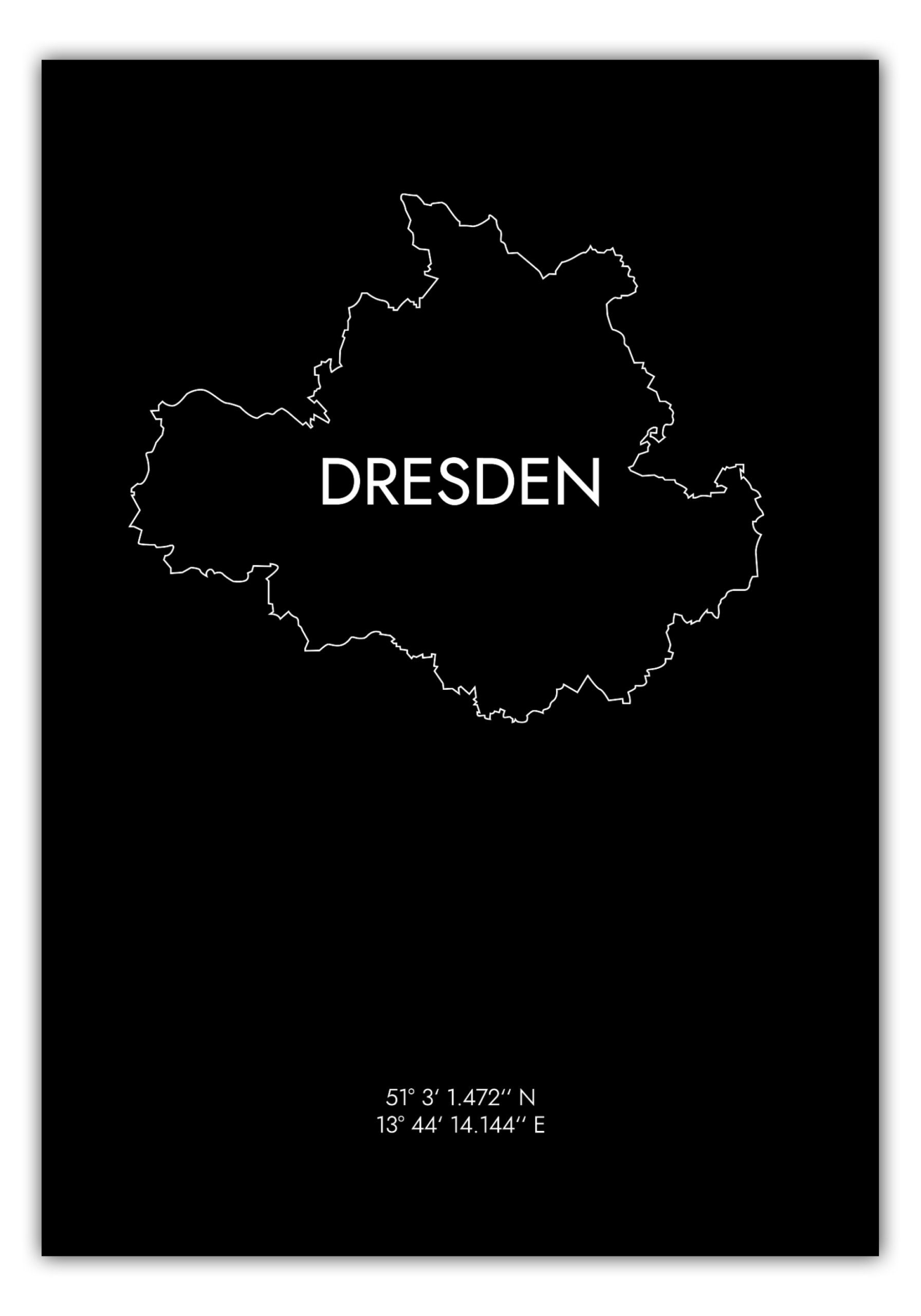 MOTIVISSO Poster Dresden Koordinaten #8