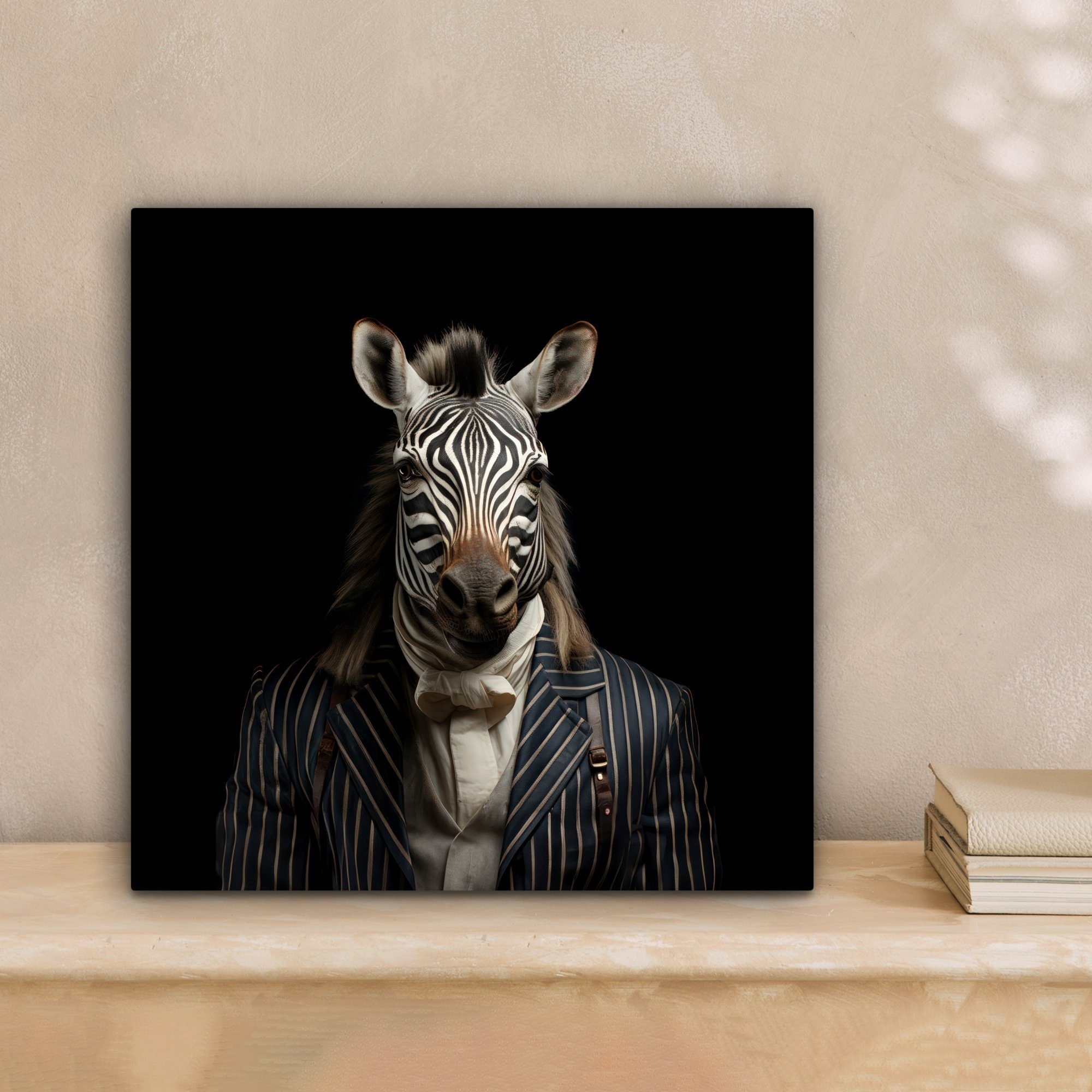 OneMillionCanvasses® Leinwandbild Zebra - Porträt - günstig online kaufen