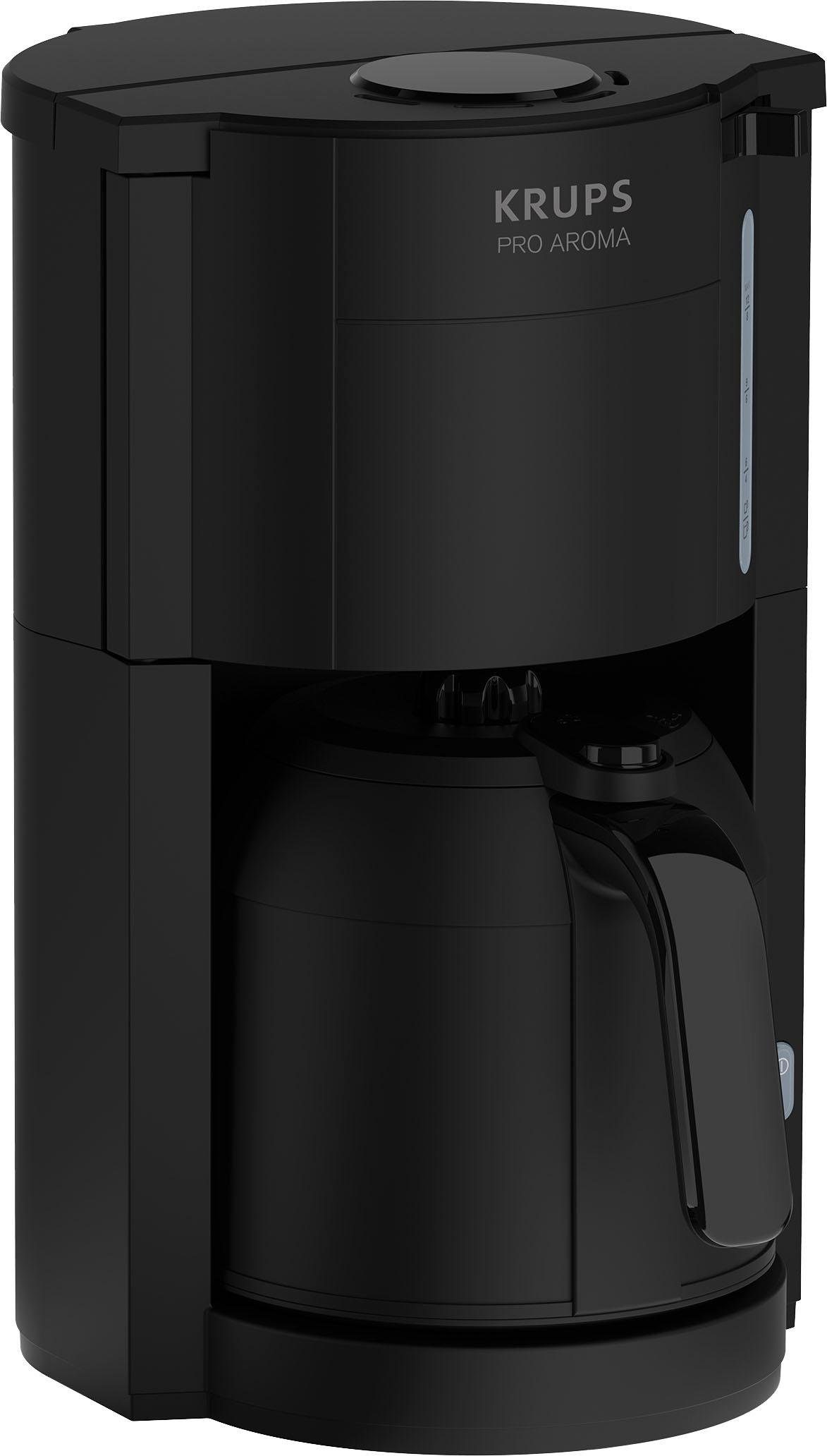 Krups Filterkaffeemaschine Pro Aroma KM3038, 1l Kaffeekanne, Papierfilter