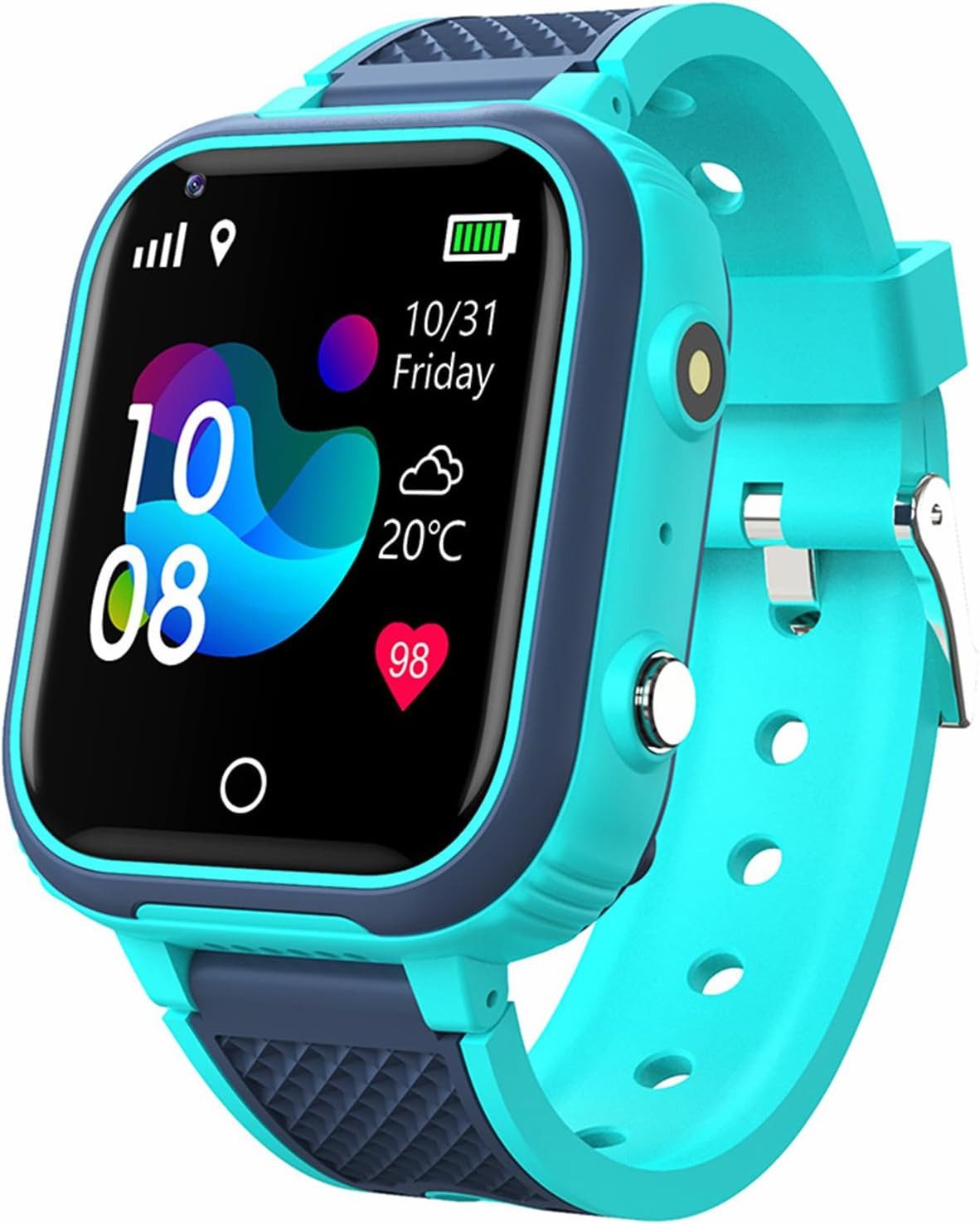 Garsent Smartwatch (2,5 cm, sim-karte), KINDER SMARTWATCH MIT GPS VIDEOANRUF SOS FUNKTION