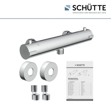 Schütte Duscharmatur London mit Thermostat, Mischbatterie Dusche, Duschthermostat