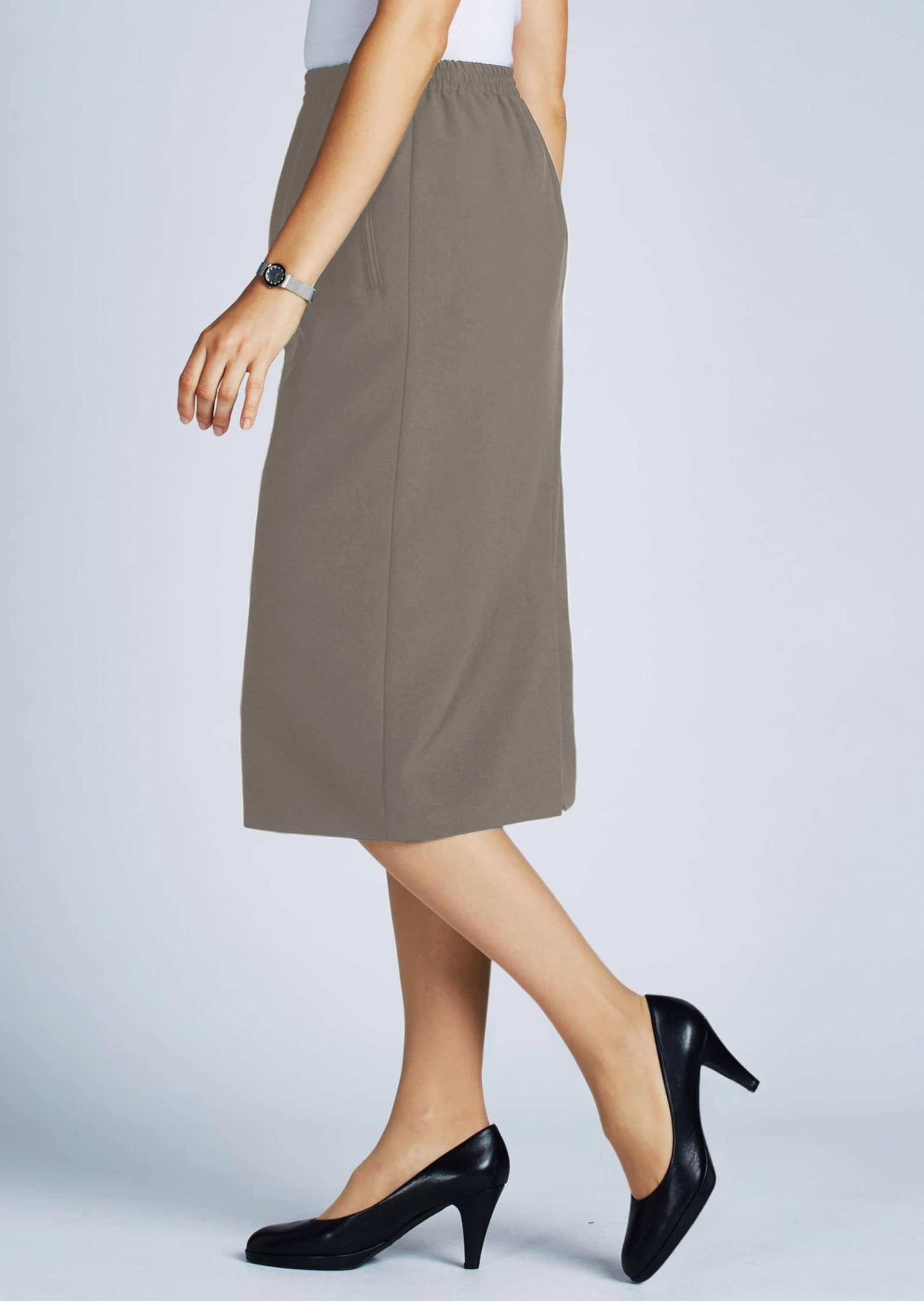 GOLDNER Bleistiftrock Knitterfreier Reiseschlupfrock günstig online kaufen