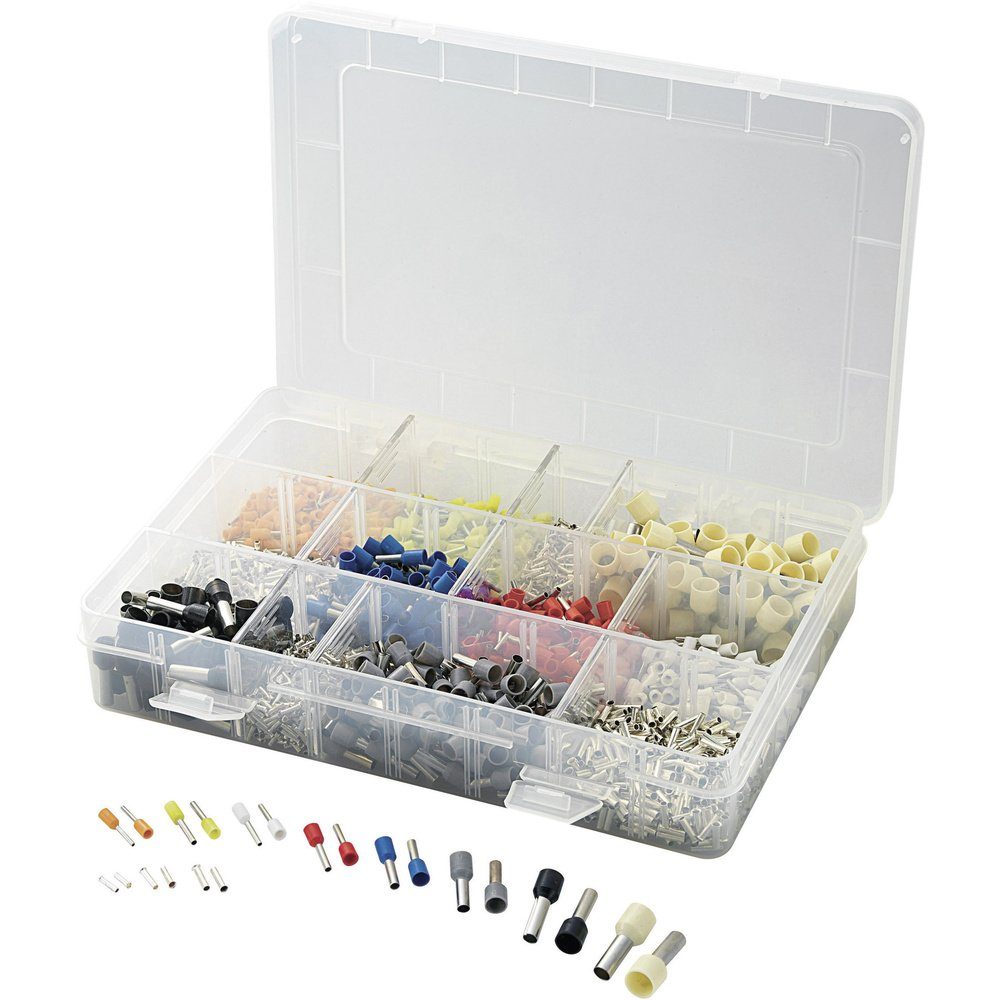 Aderendhülsen TRU COMPONENTS 737030 Aderendhülsen-Sortiment 0.5 mm², 0.75 mm², 1 mm²