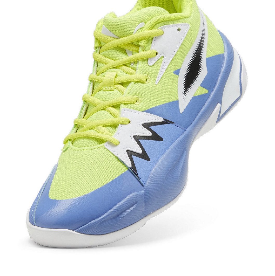 PUMA Hallen-Indoorschuhe Genetics limegrün/blau Herren Badmintonschuh