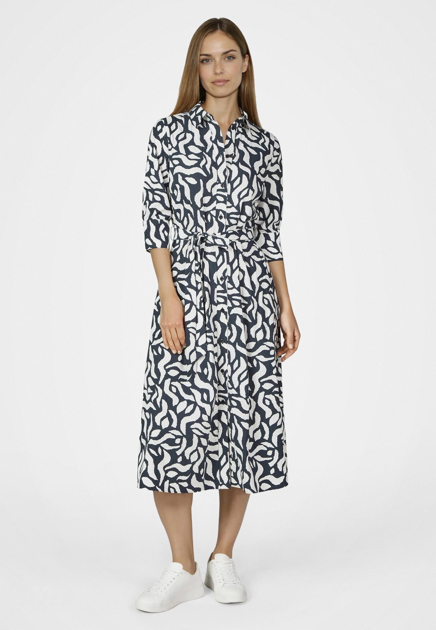 MARC AUREL Hemdblusenkleid mit Print