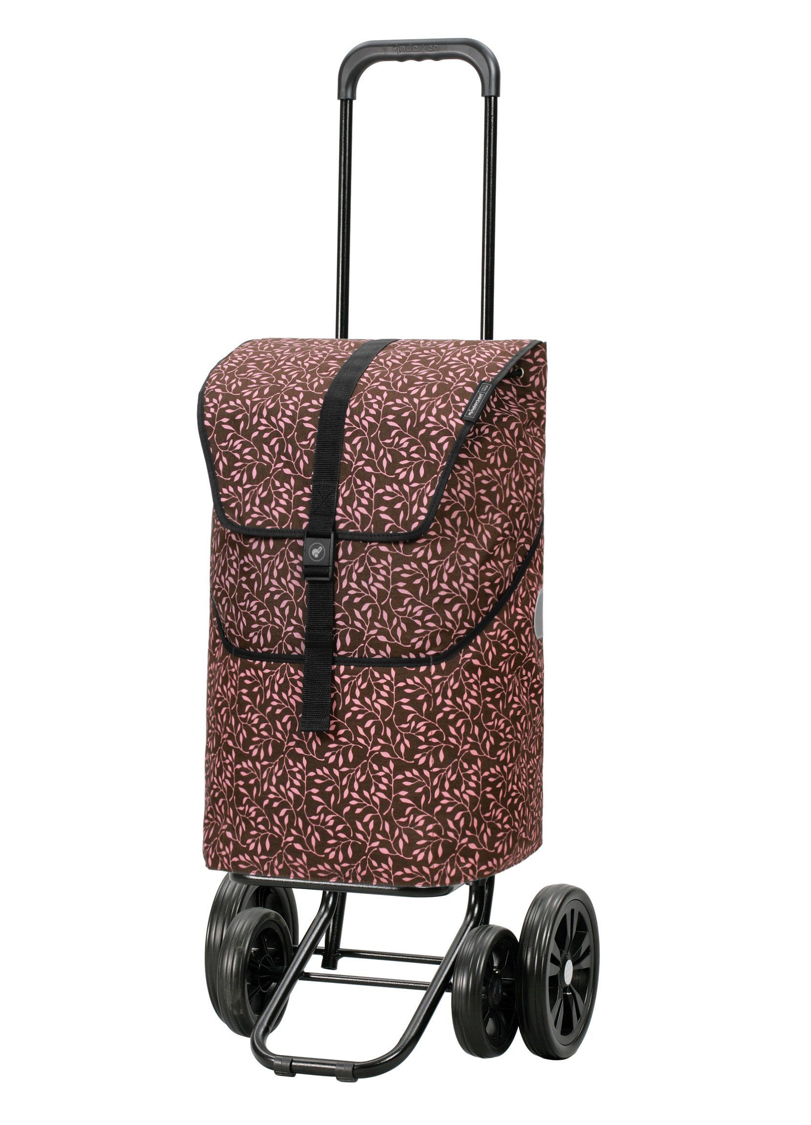 Andersen Einkaufstrolley Andersen Quattro Shopper mit Tasche Imea in Rose oder Blau