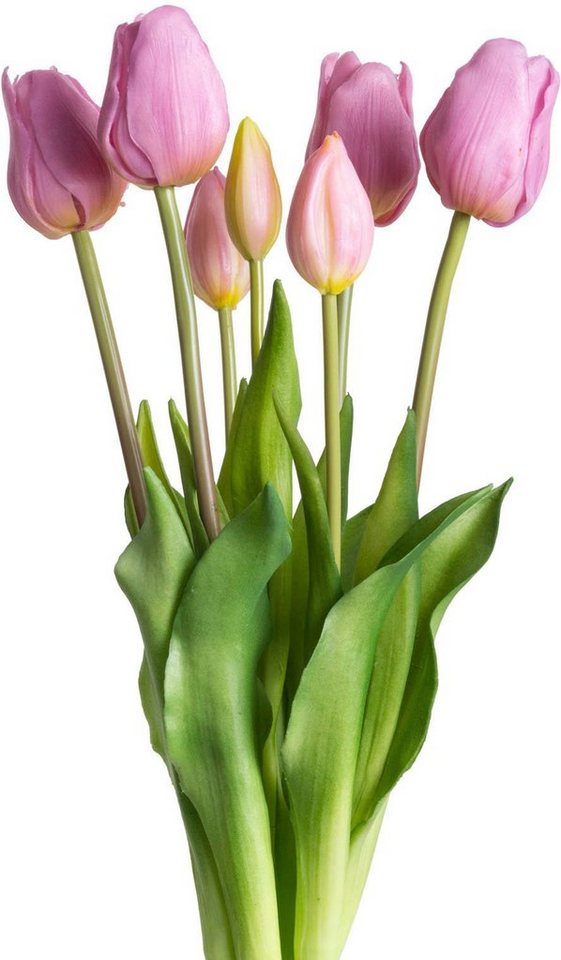 Tulpenbündel Kunstblume 47 cm, Höhe Botanic-Haus, Im modernen Tulpe, Stil