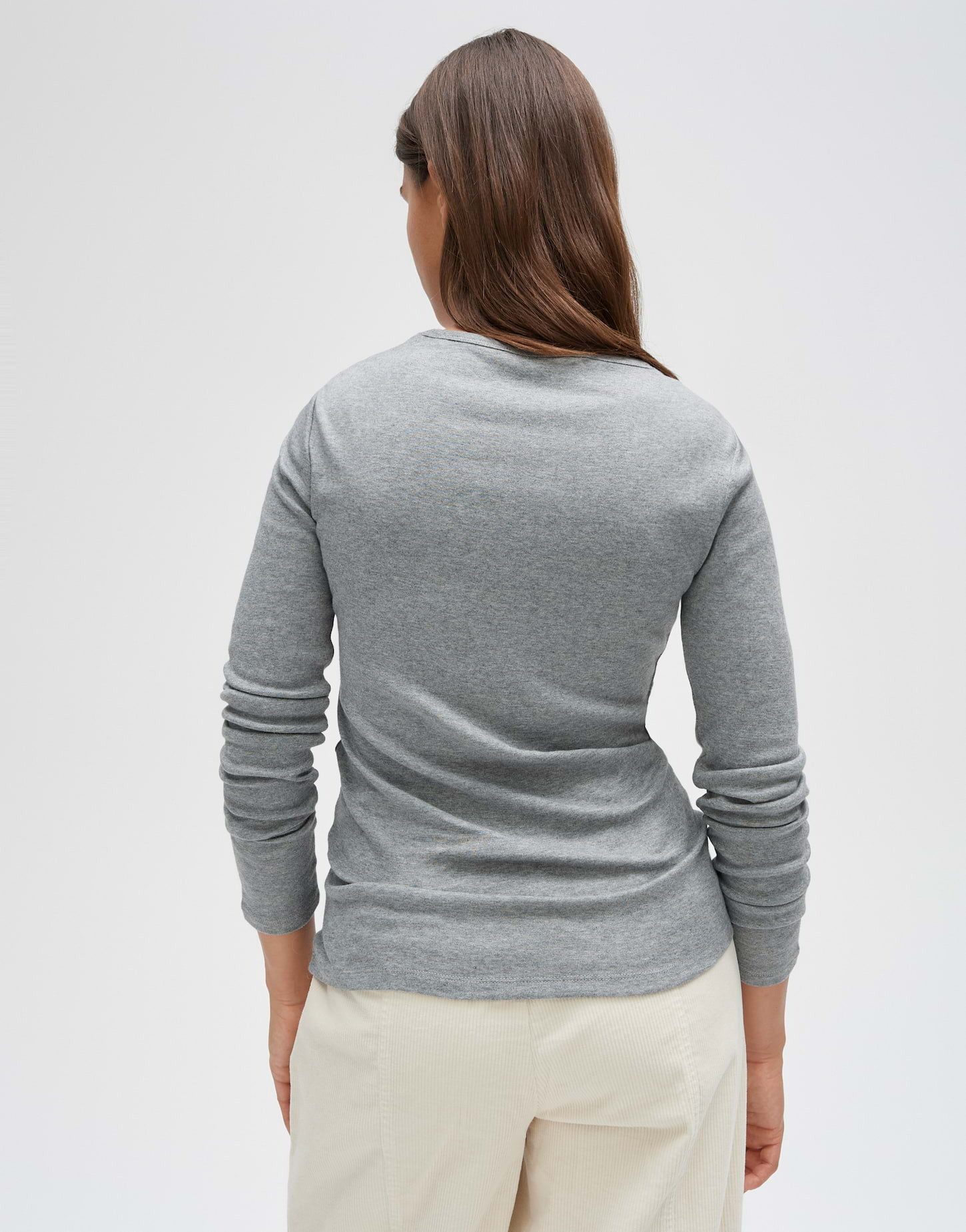 OPUS Longsleeve Sherrie aus weichem Jersey Figurbetonter Schnitt mit elastischem Jerseykomfort – Bild 3 von 5