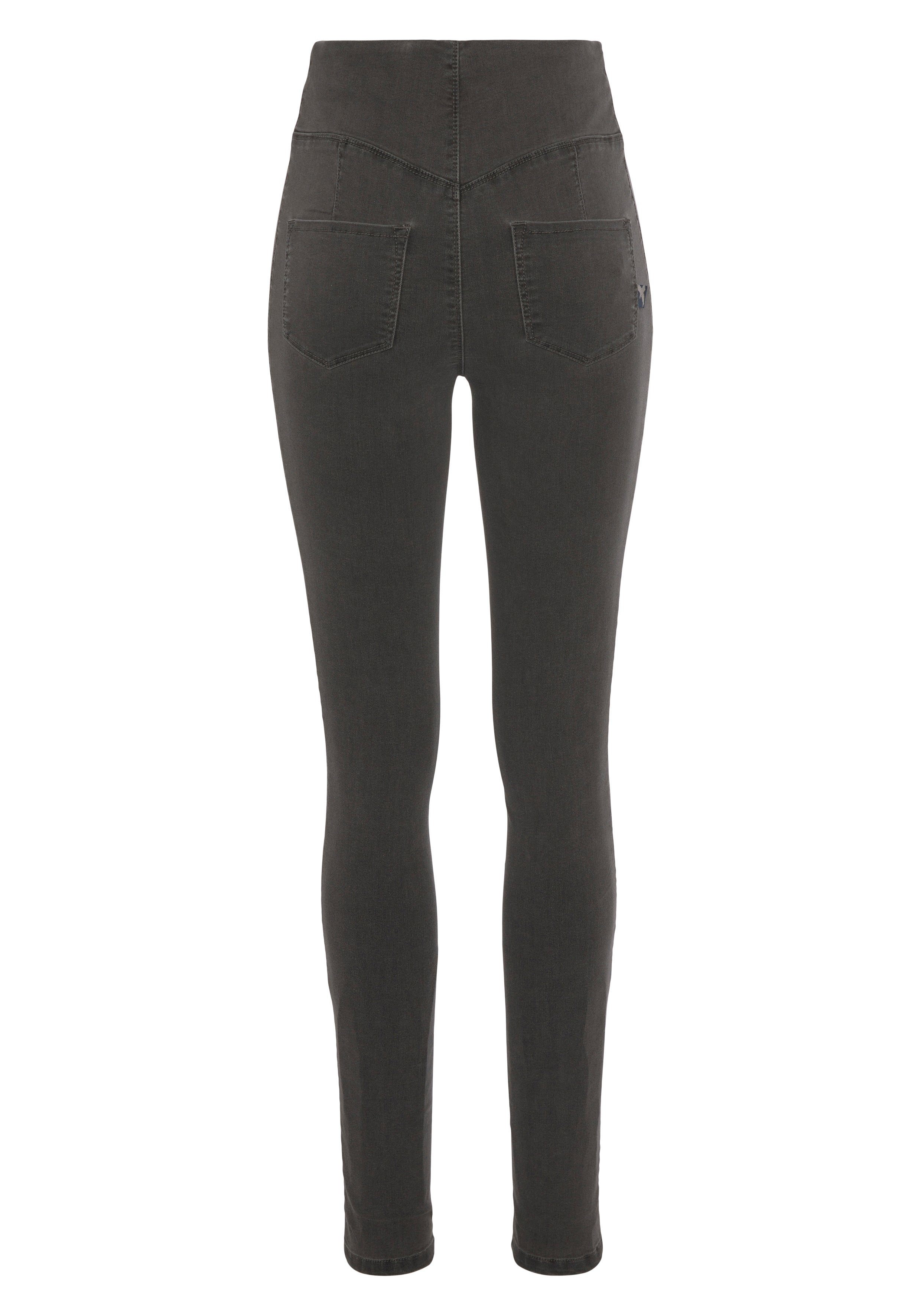 Arizona Jeansjeggings extra-eng geschnittene Beinform, hohe Leibhöhe