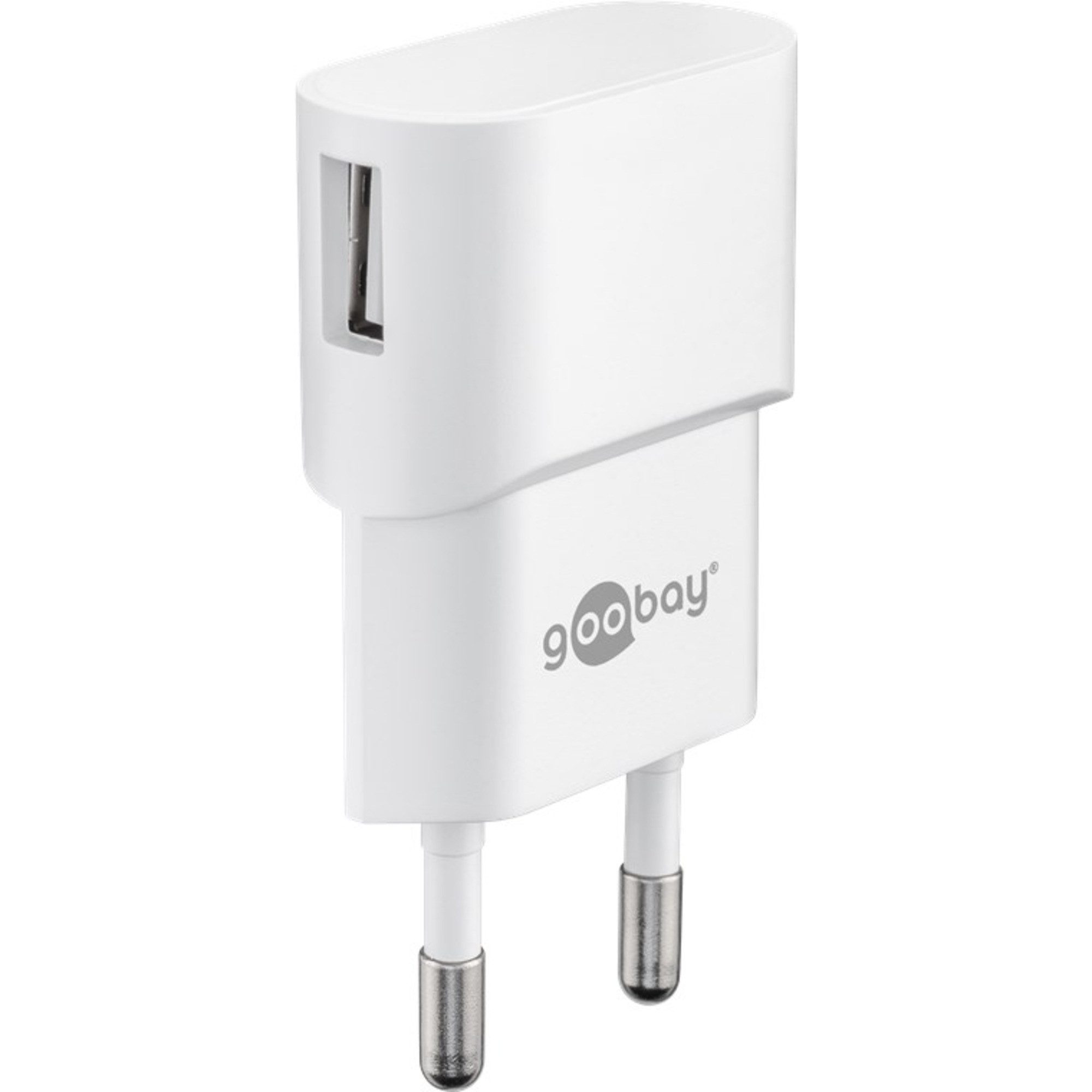 goobay USB-Ladegerät 1 A (5W) weiß Netzteil